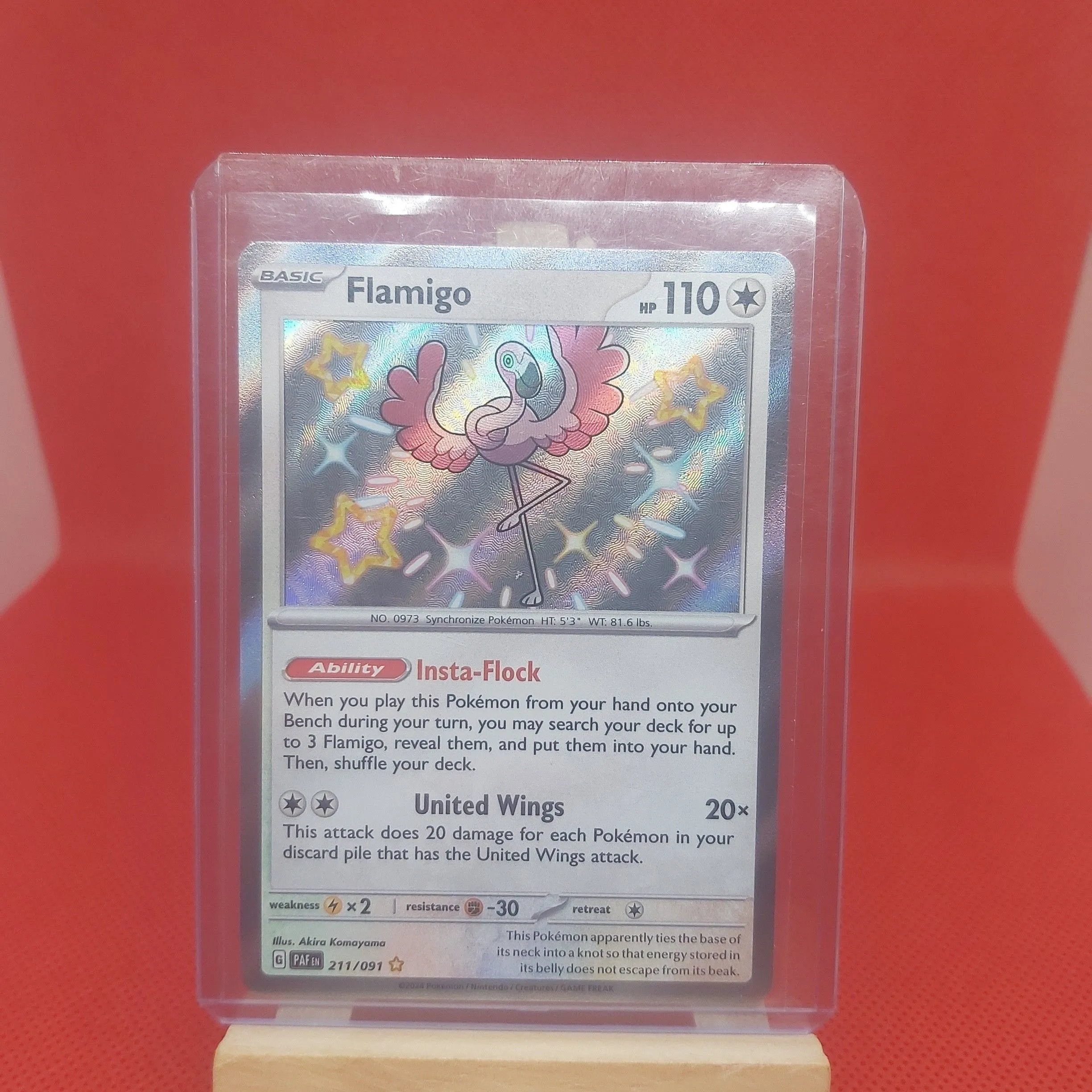 Flamingo Baby Shiny 211/091 Paldean Fates  Whatnot: Shop, Sell, Connect