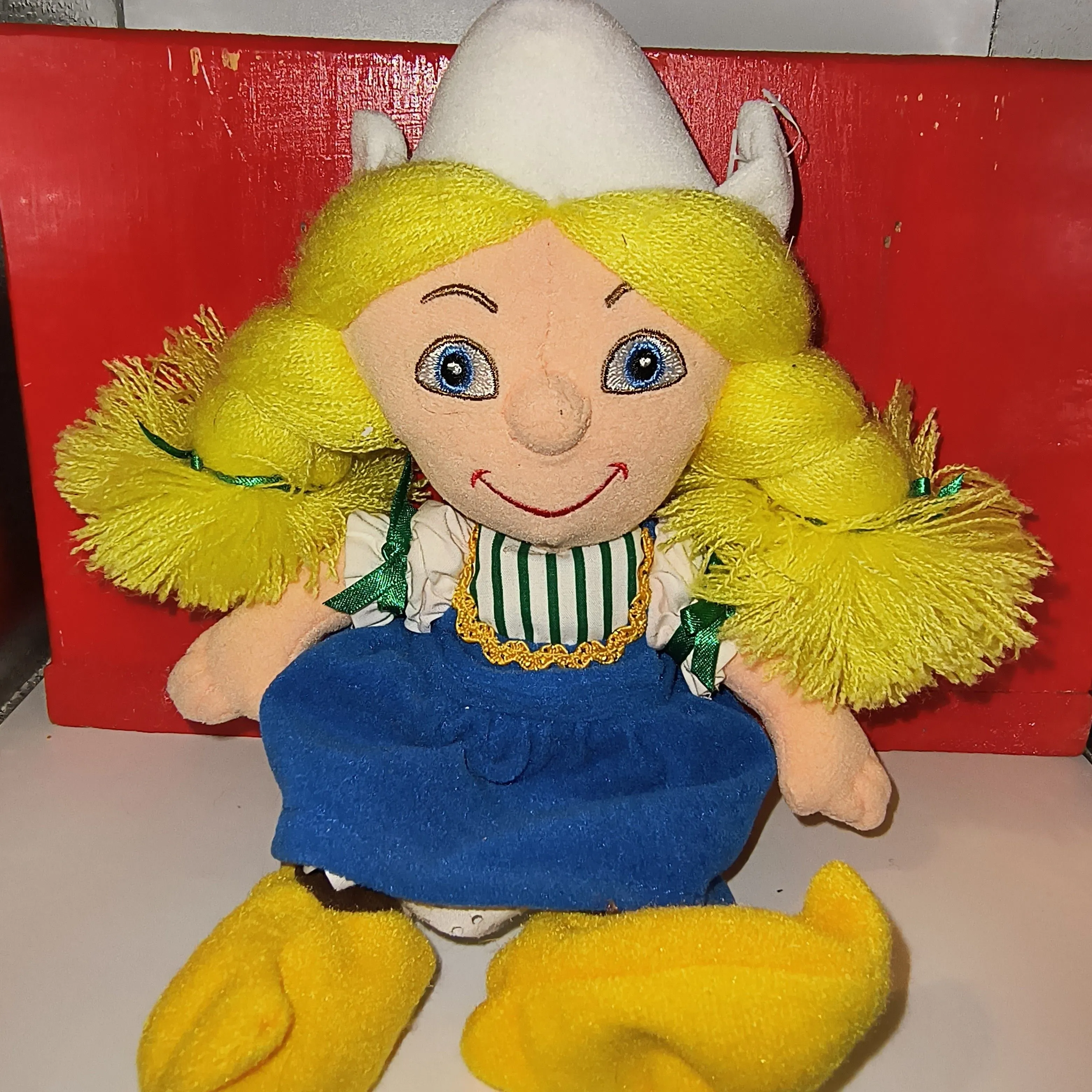 Product image for Disney Store Holland Girl It's A Small World Beanie Plush