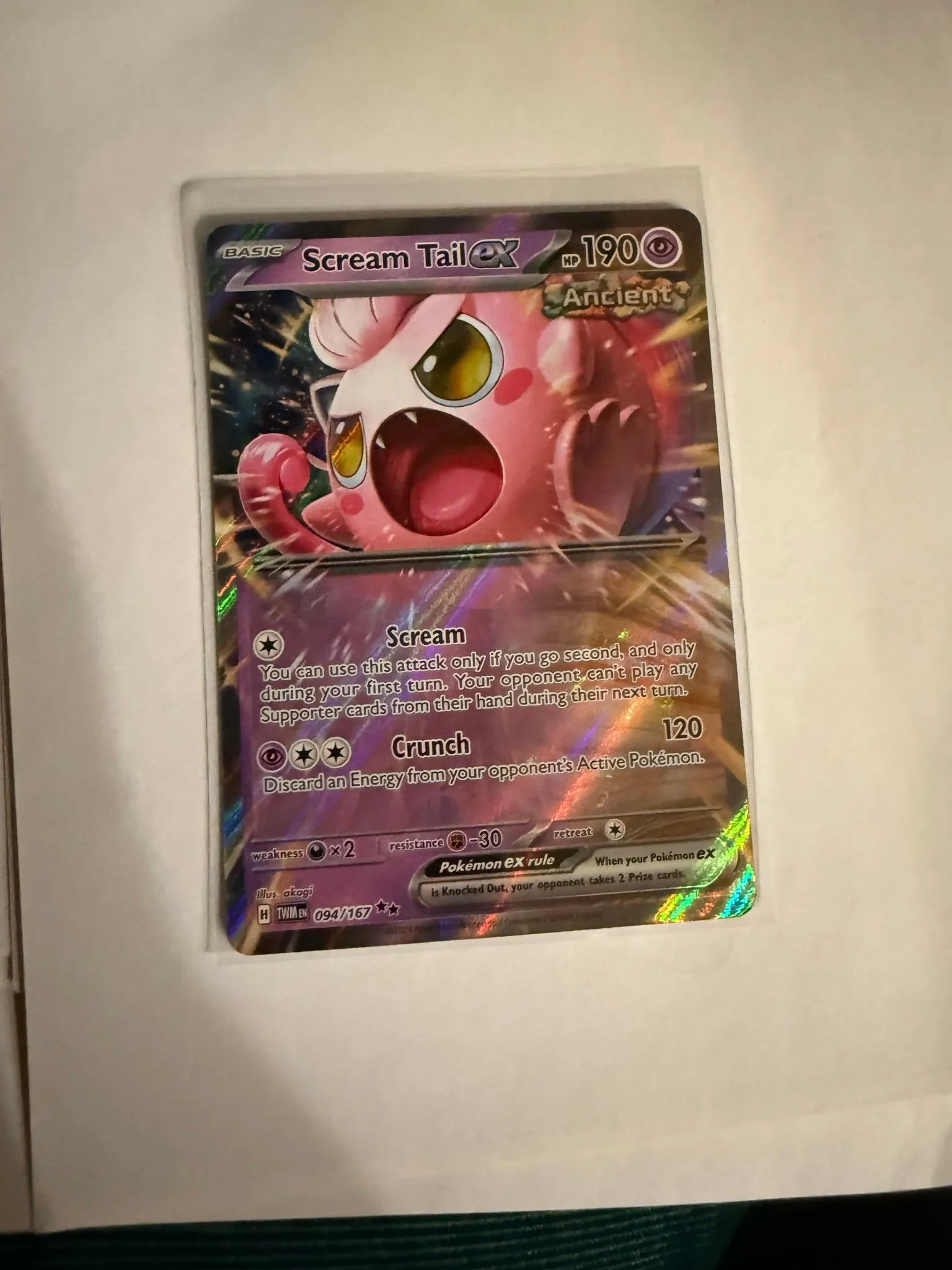 scream tail ex pokemon card Scream Tail ex | Twilight Masquerade