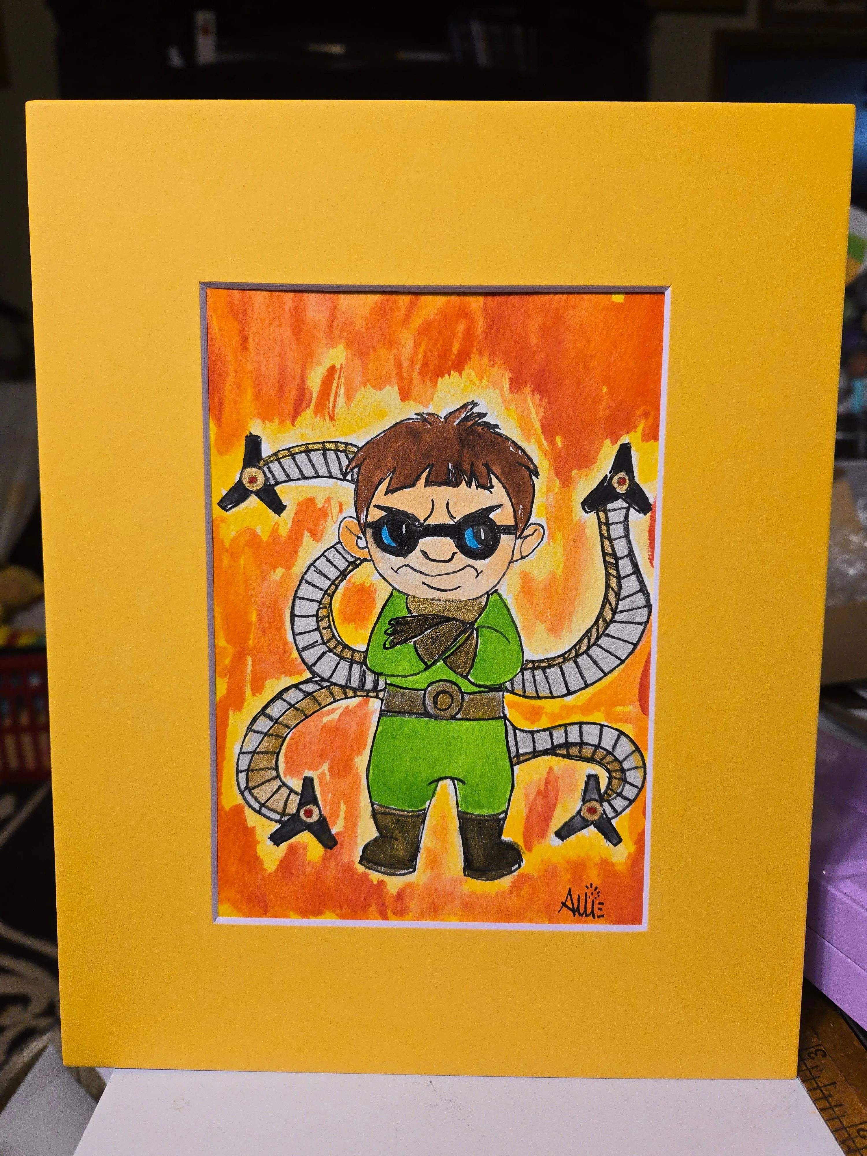 Product image for Original Watercolor Painting "Doc Ock" 