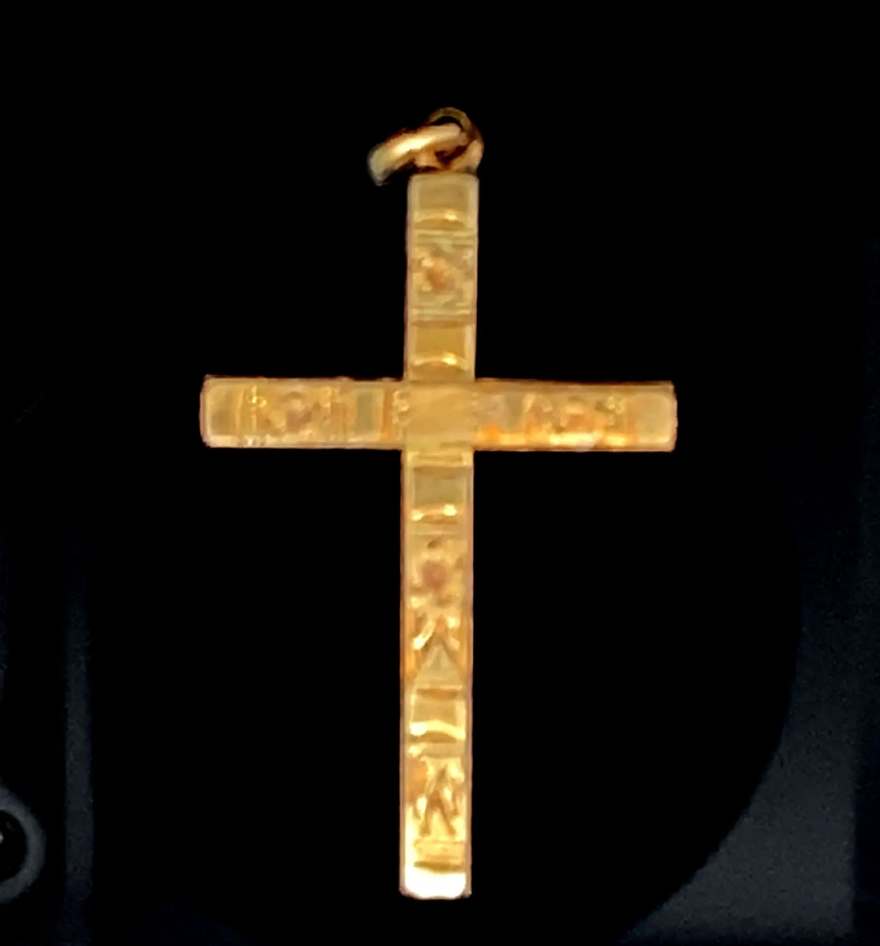 Product image for 12K YG Cross Pendant NN