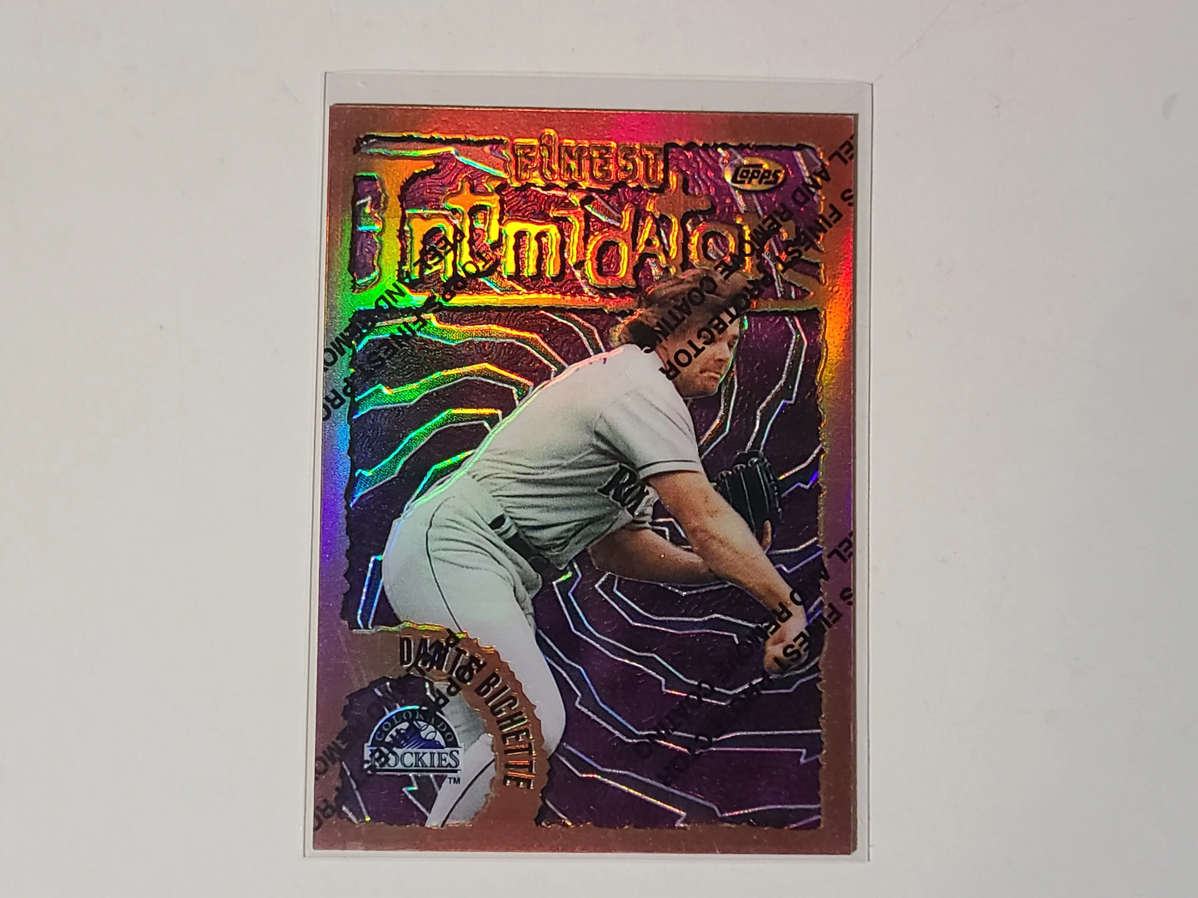 Product image for Dante Bichette 1996 Topps Finest Refractor