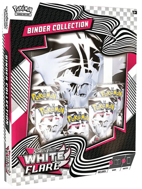 Product image for Pokemon Scarlet and Violet White Flare Binder Collection