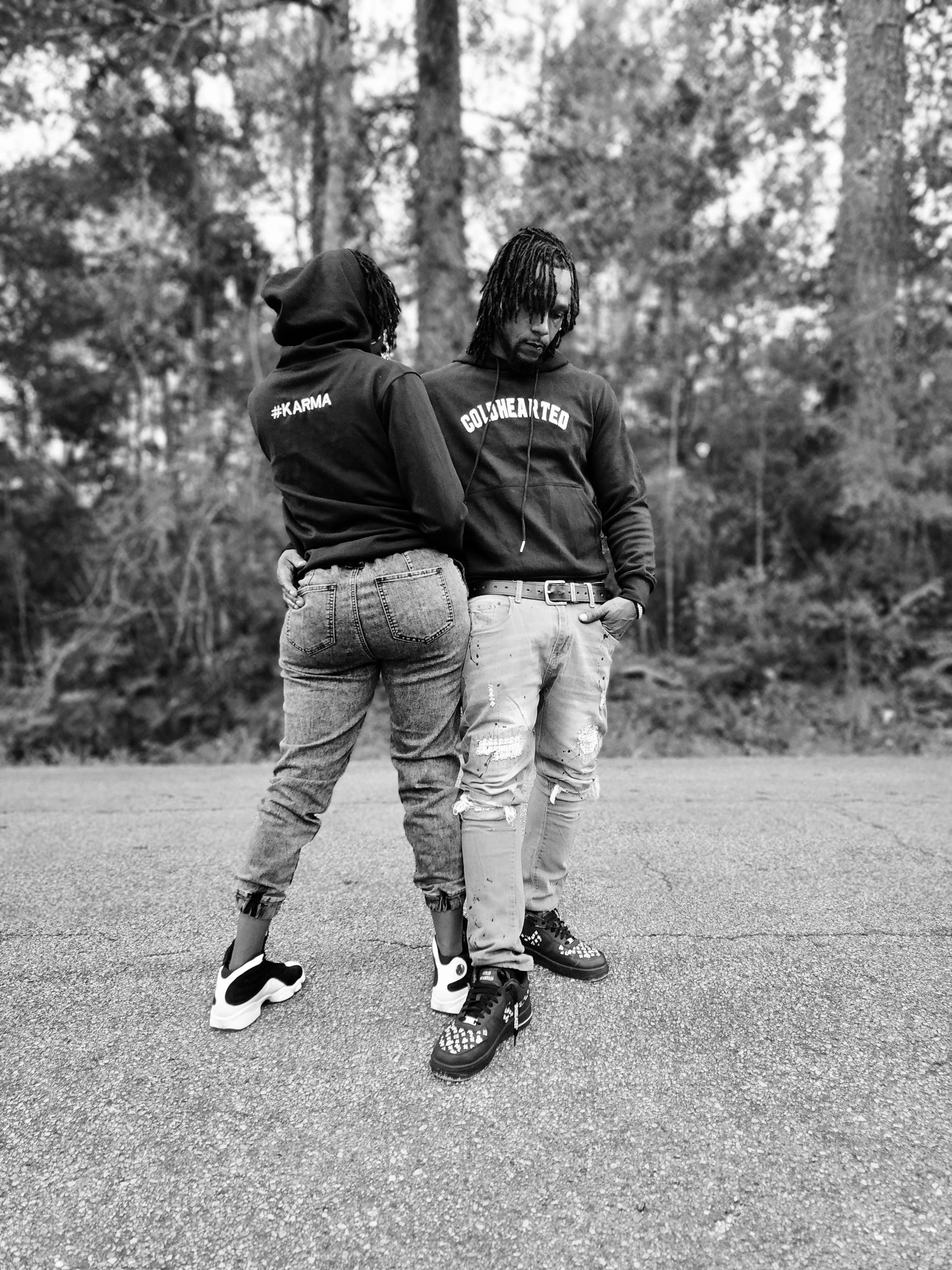Product image for Black Cold Hearted University Hoodie "Karma Edition"
