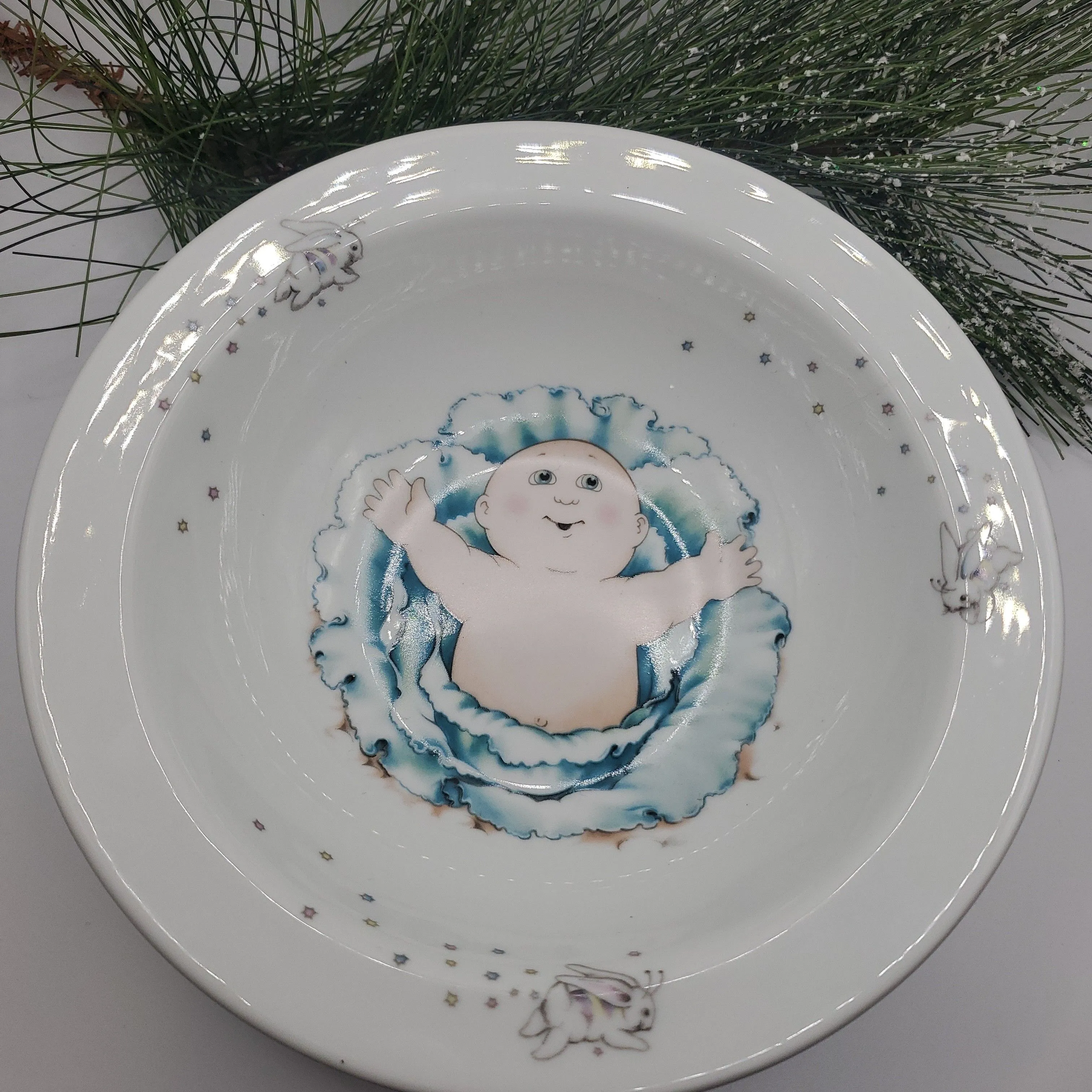 Product image for Vintage Cabbage patch kids ceramic little bowl
