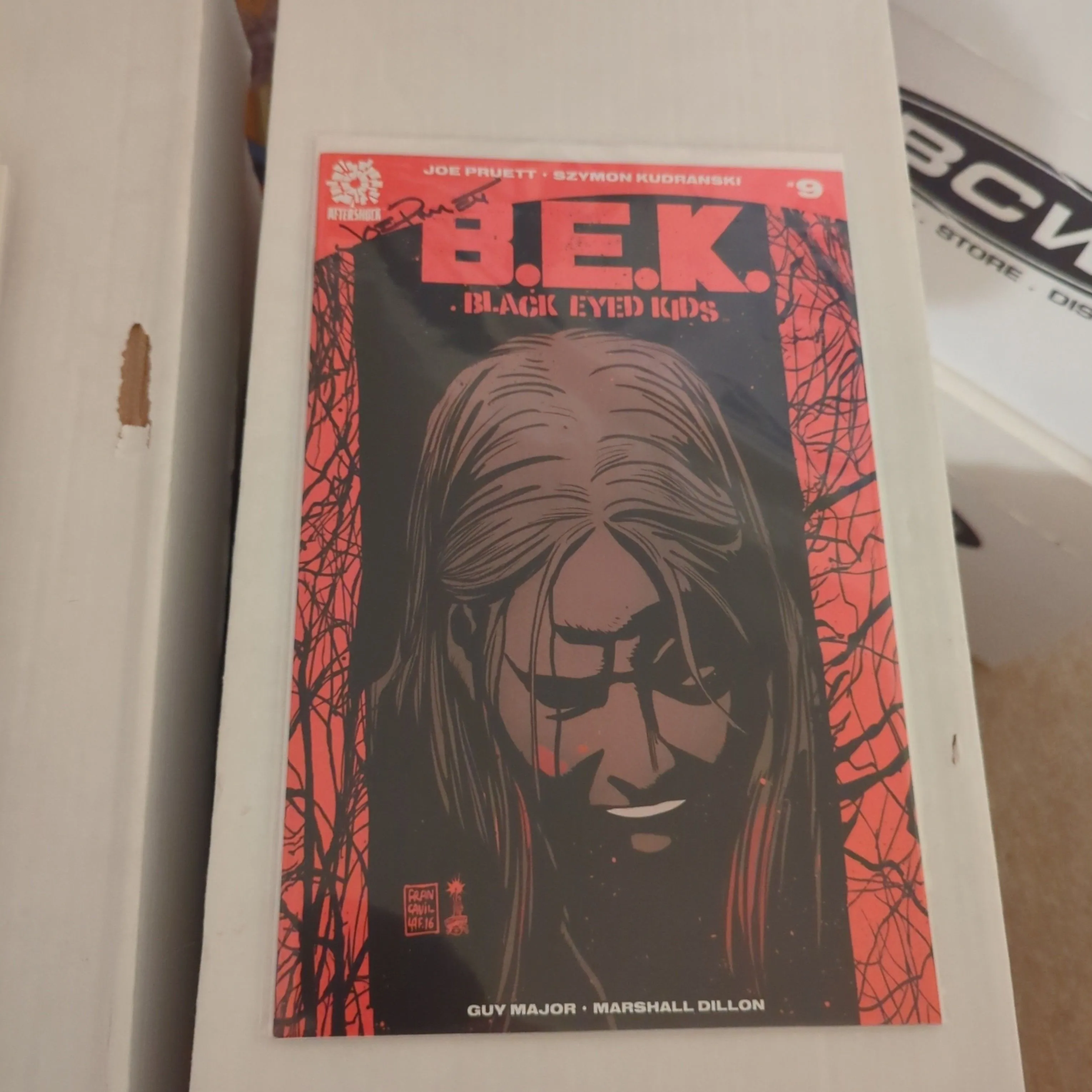 Product image for B.E.K. Black Eyed Kids #9 Signed by Writer JOE PRUETT