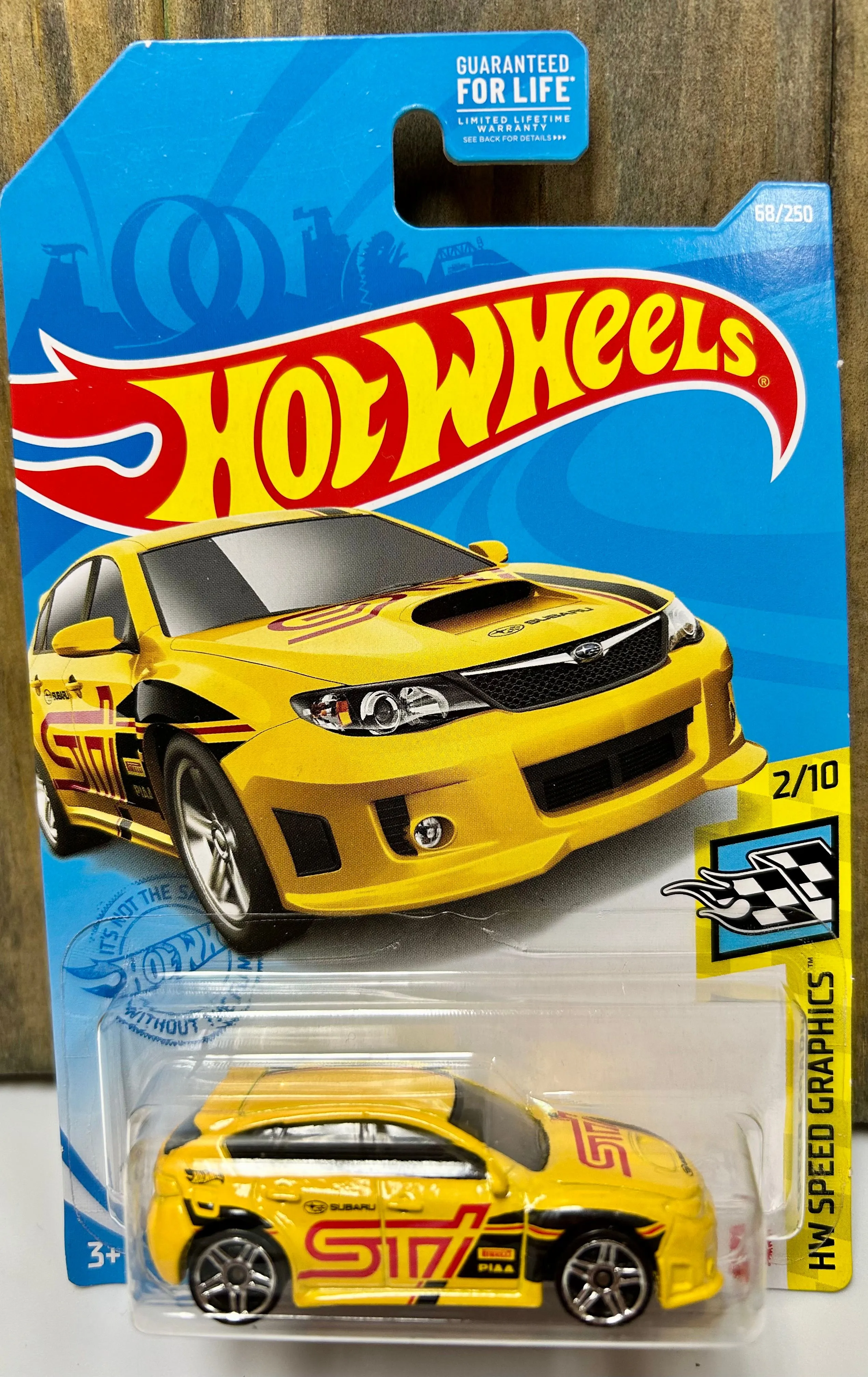 Product image for Hot Wheels HW Speed Graphics 2/10 Subaru WRX STi 68/250 Yellow