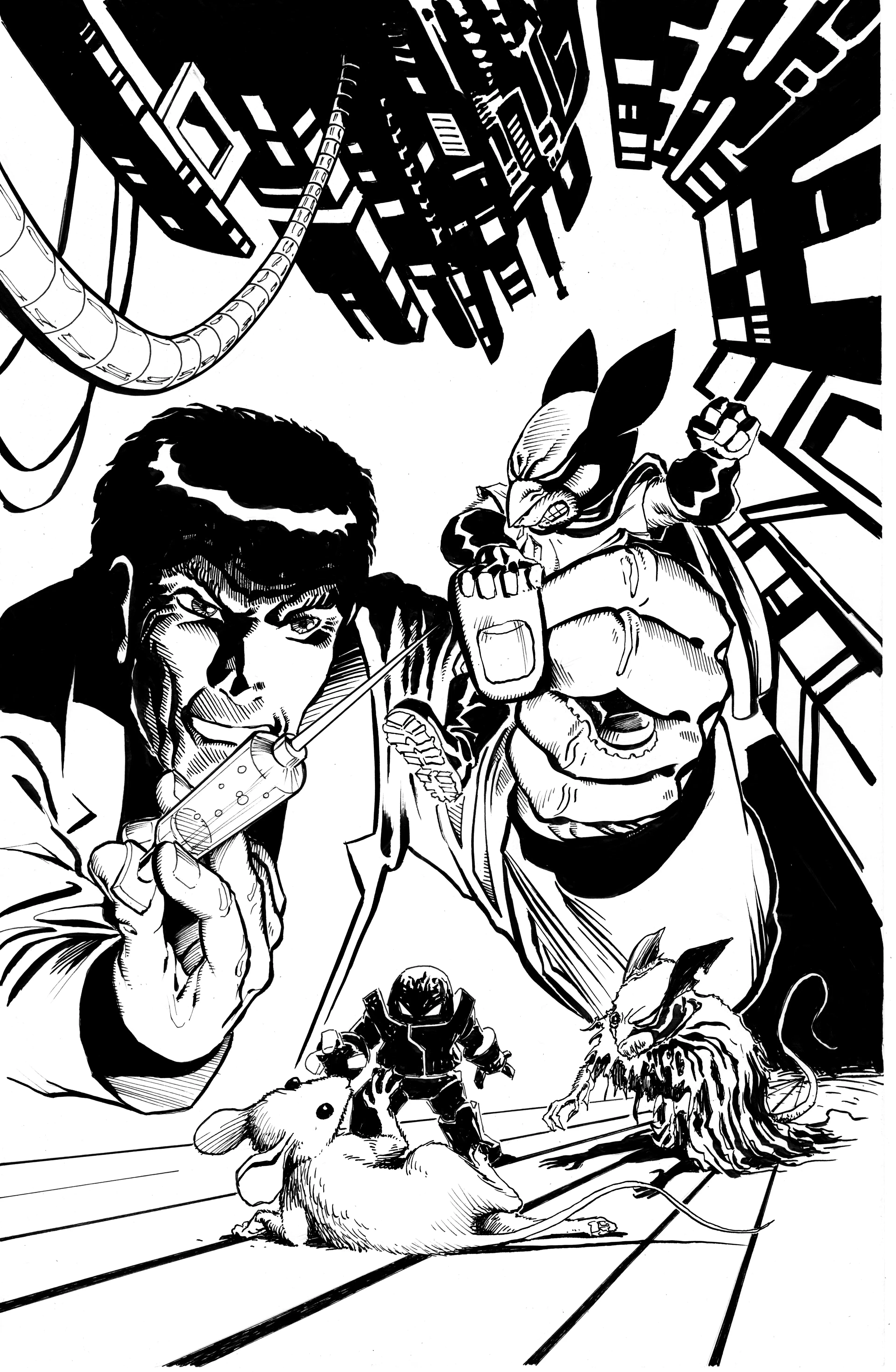 Product image for Original Comic Art | Titan Cover Issue #5 by Gary Shipman