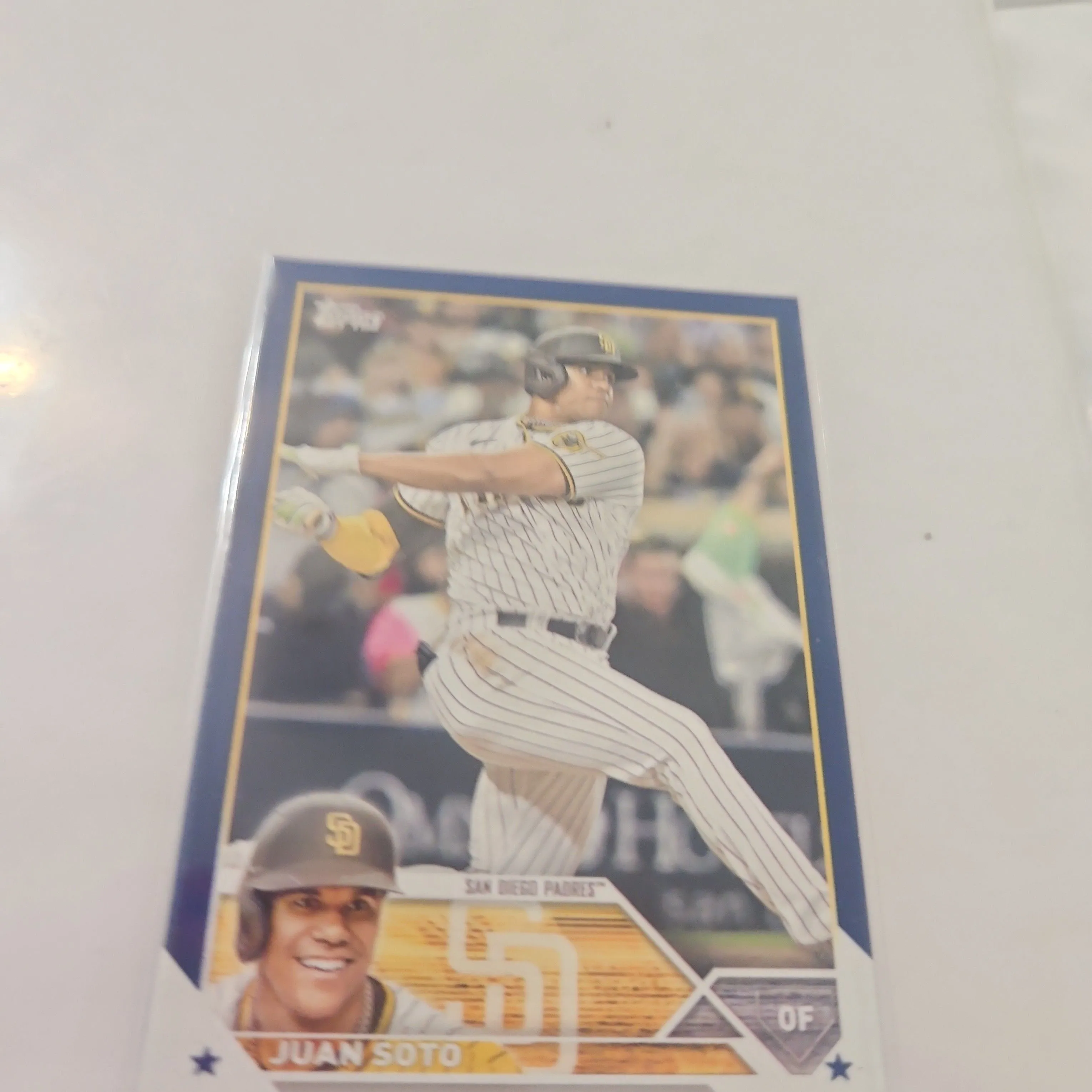 Product image for Juan Soto 2023 Topps Blue Padres 