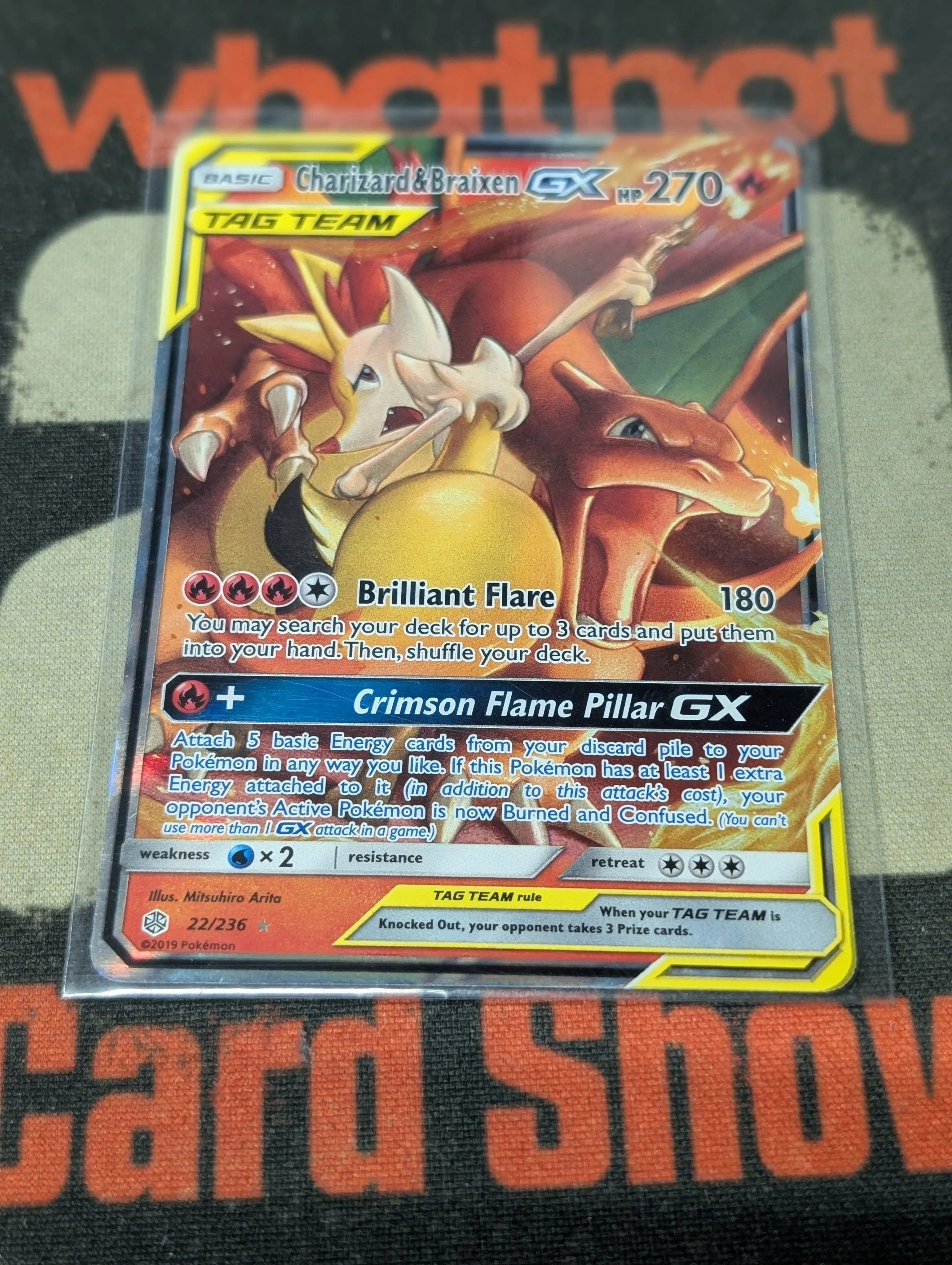 Product image for PKM - Single - Tag Team Charizard and Braixen