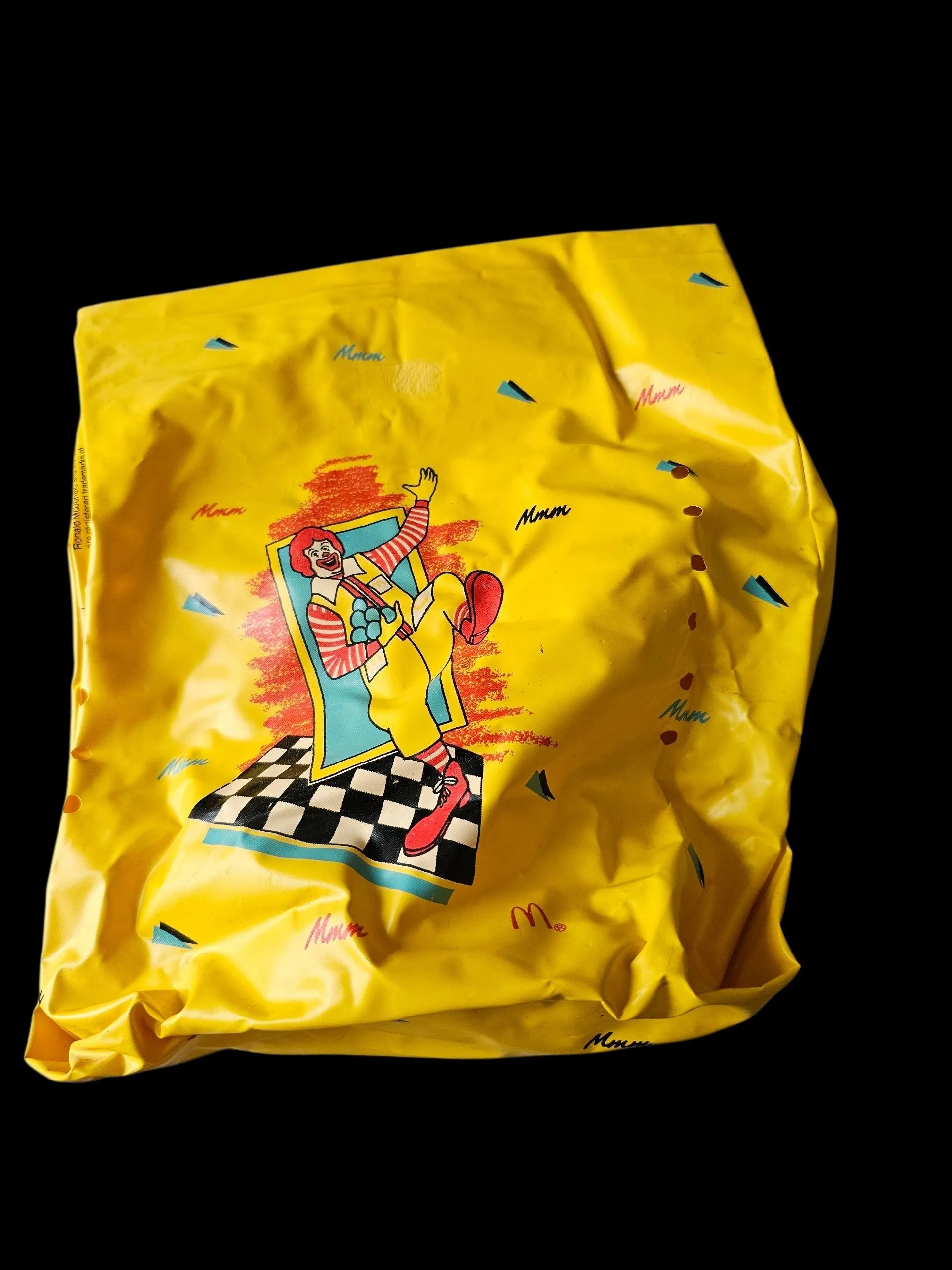 Product image for Vintage 1988 McDonald's Vinyl Lunch Bag