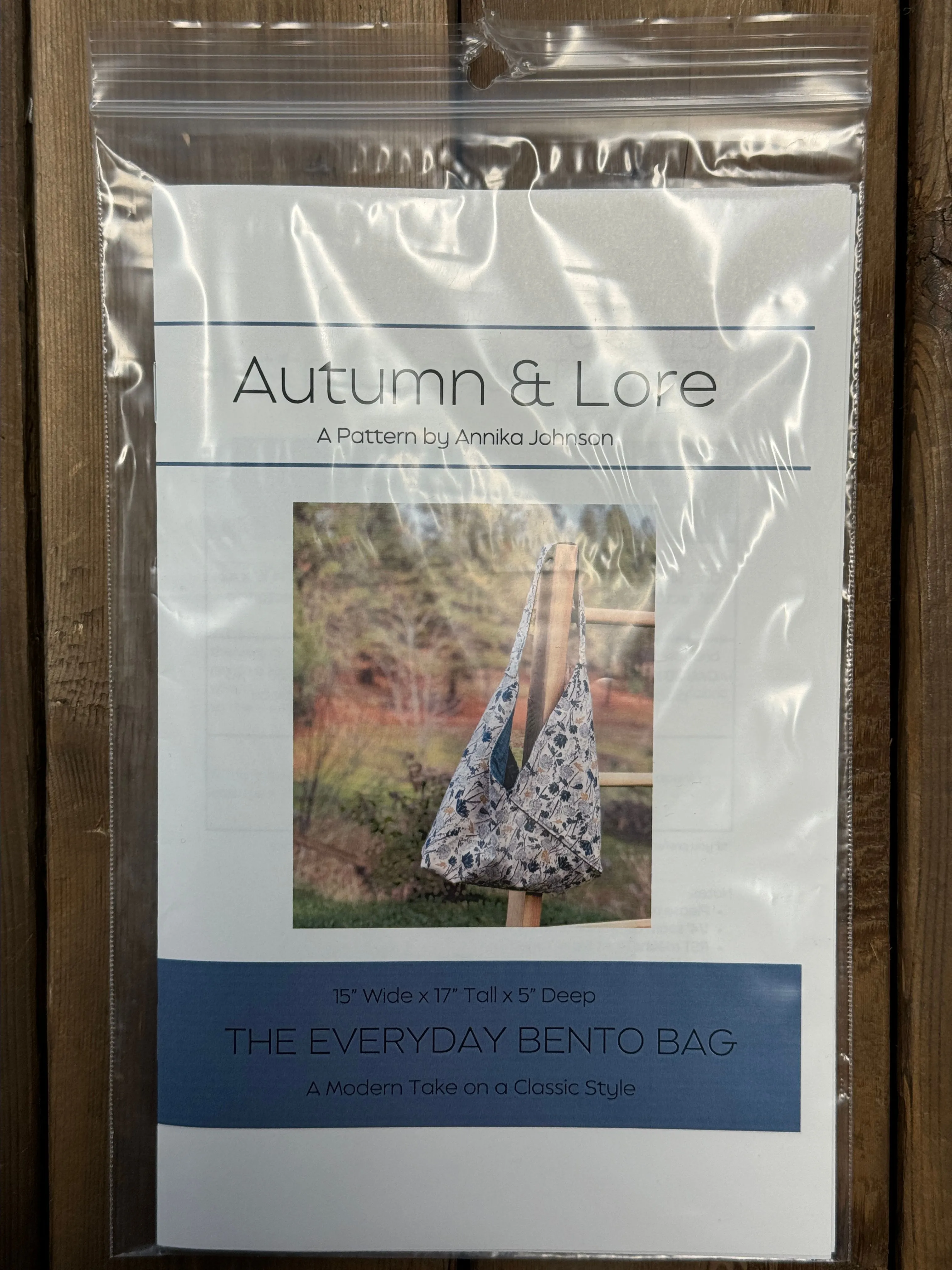 Product image for The Everyday Bento Bag Pattern