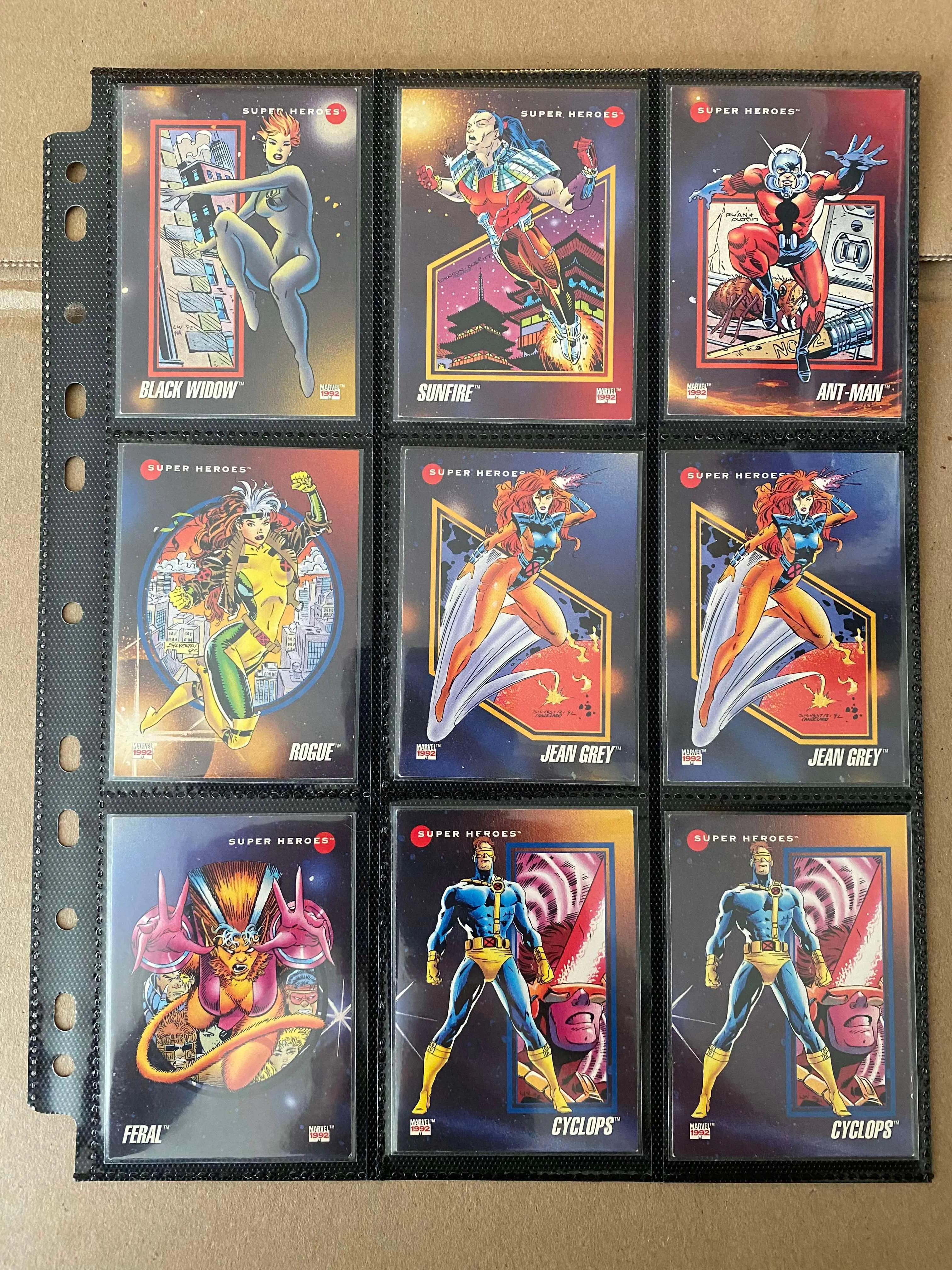 Product image for Marvel 1992 Impel Cards Lot OBO - Disney MCU X-Men