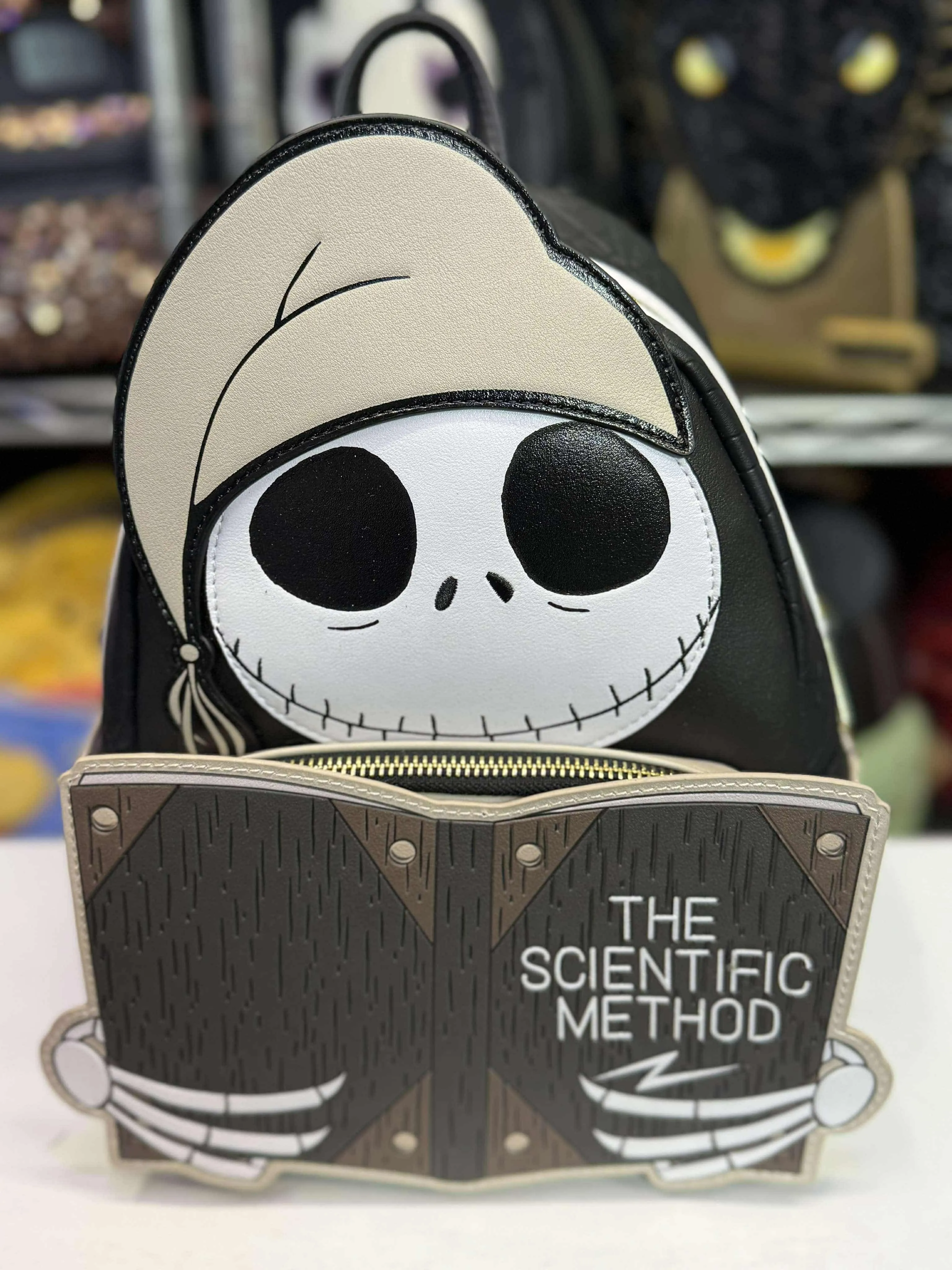 Product image for B. NEW ARRIVAL; Loungefly Disney The Nightmare Before Christmas Scientific Method Bedtime Jack Cosplay Mini Backpack
