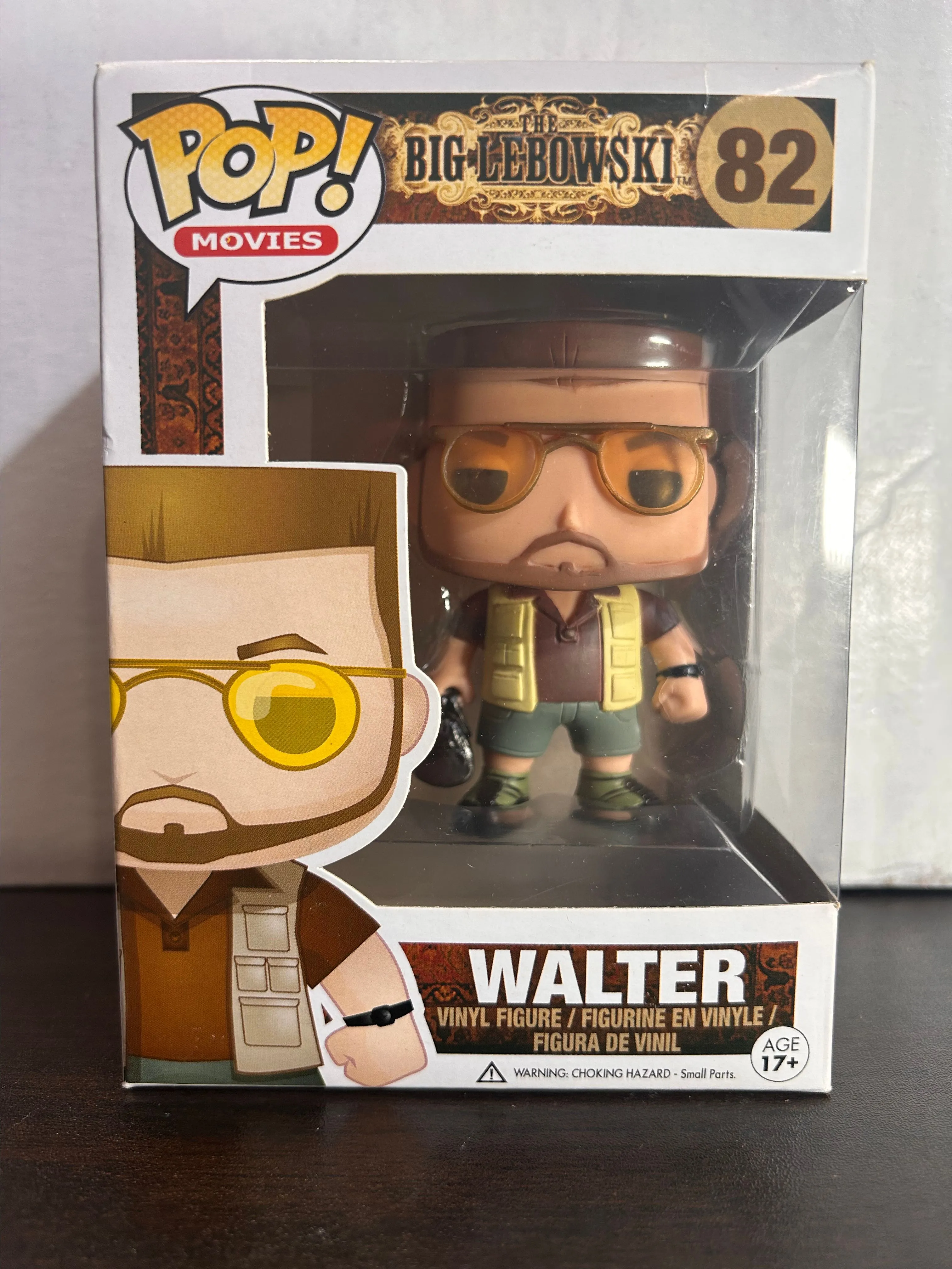 Product image for Walter The Big Lebowski Movies Vaulted Funko Pop 82 With Protector