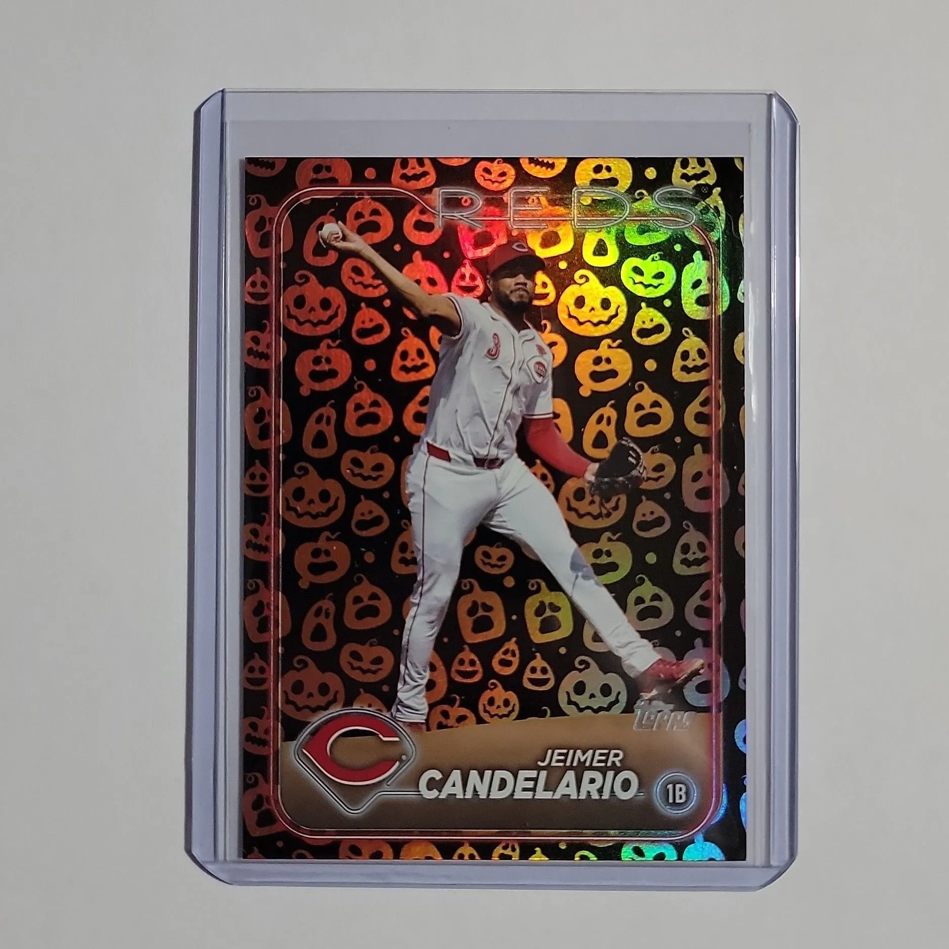 Product image for 2024 Topps Update Jeimer Candelario Ghost Parallel: Cincinnati Reds 