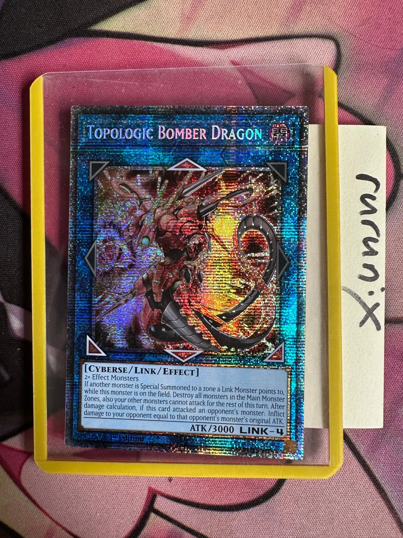 yugioh topologic cards Bomber Dragon COTD-EN046 Secret Rare 1st Edition NM may be 1st or Unlimited Edition Yugioh Card “Topologic Bomber Dragon”
