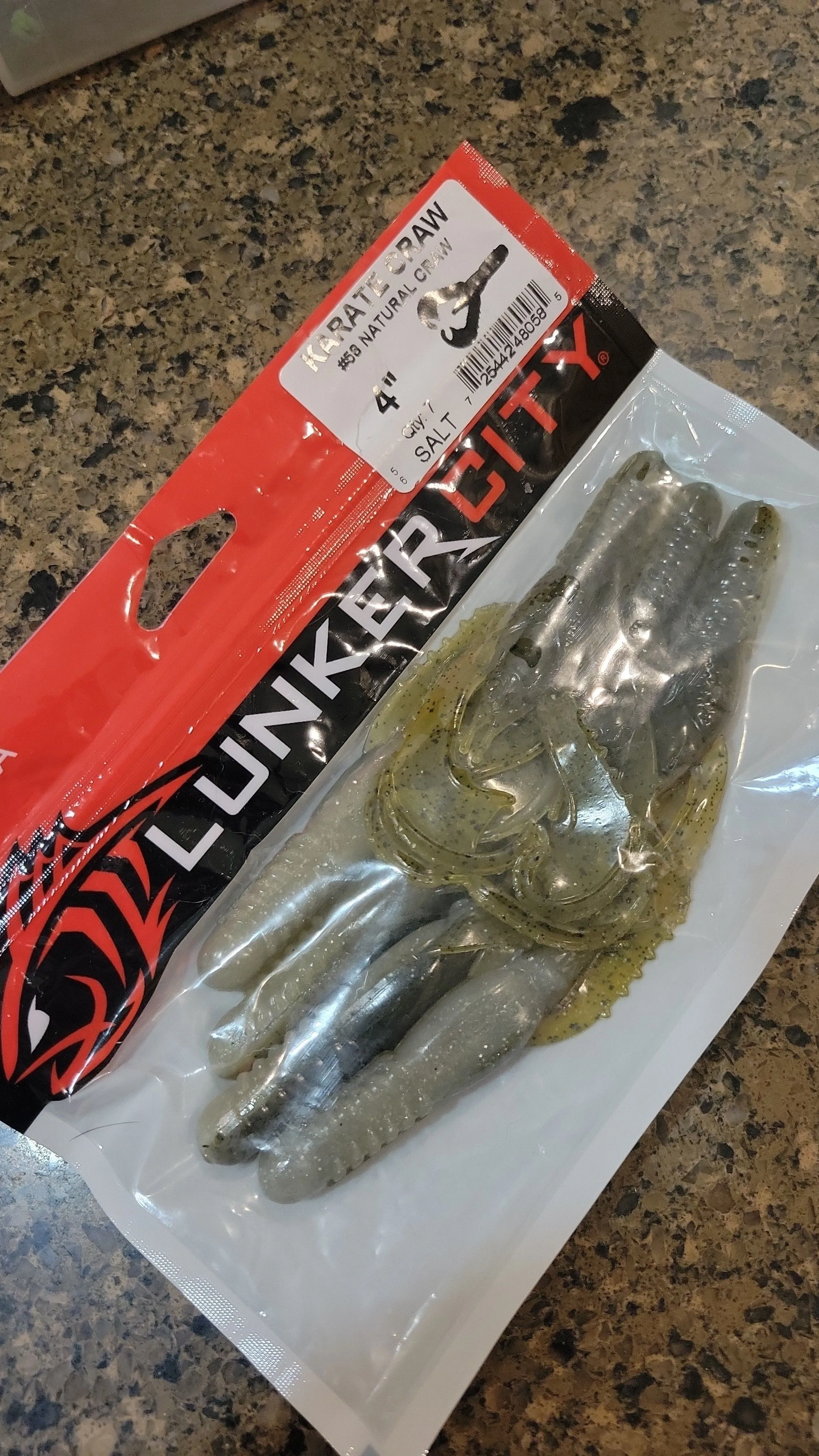 Product image for Lunker City Karate Craws Natual Craw