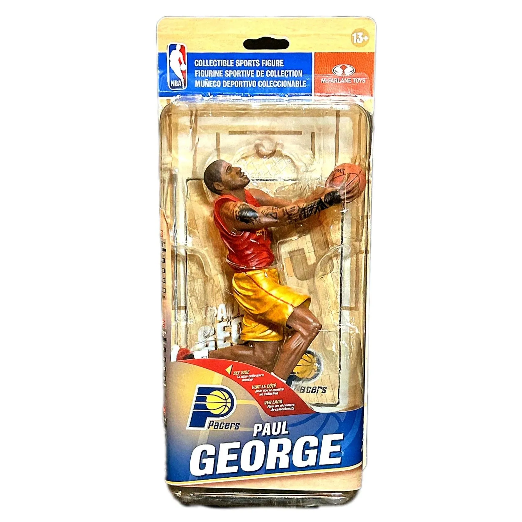 Product image for Paul George Indiana Pacers "Hickory High" Figure McFarlane Toys NBA Sports Picks Series 29