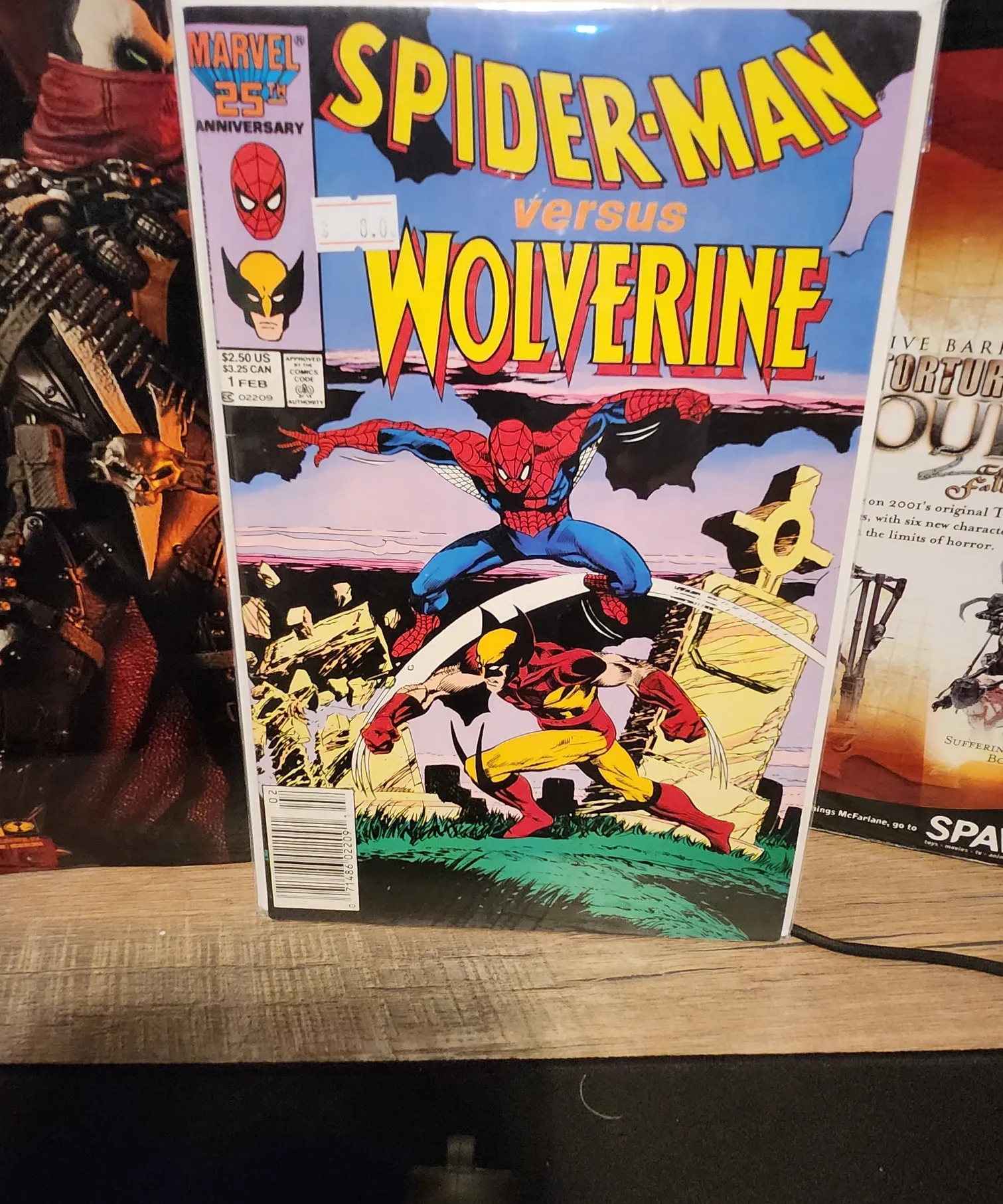 Product image for spiderman versus wolverine #1