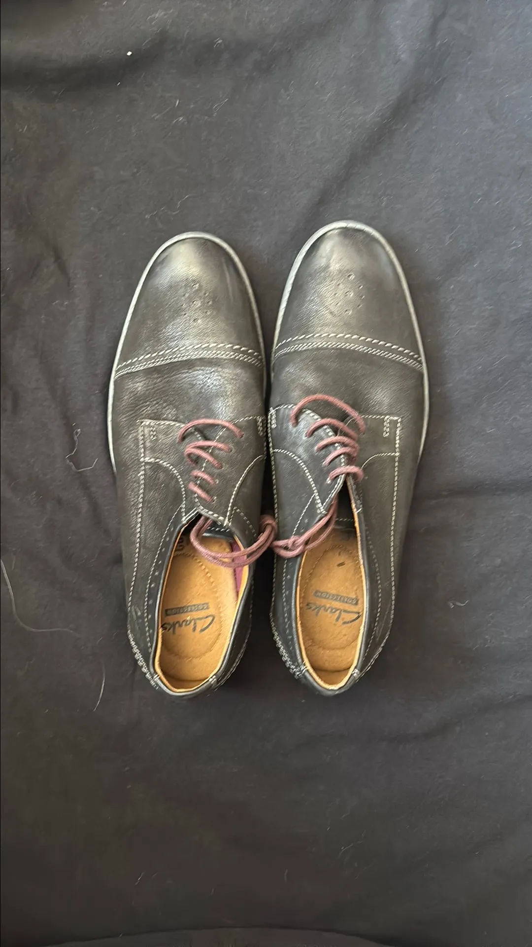 Product image for S4-Clarks Black Shoes