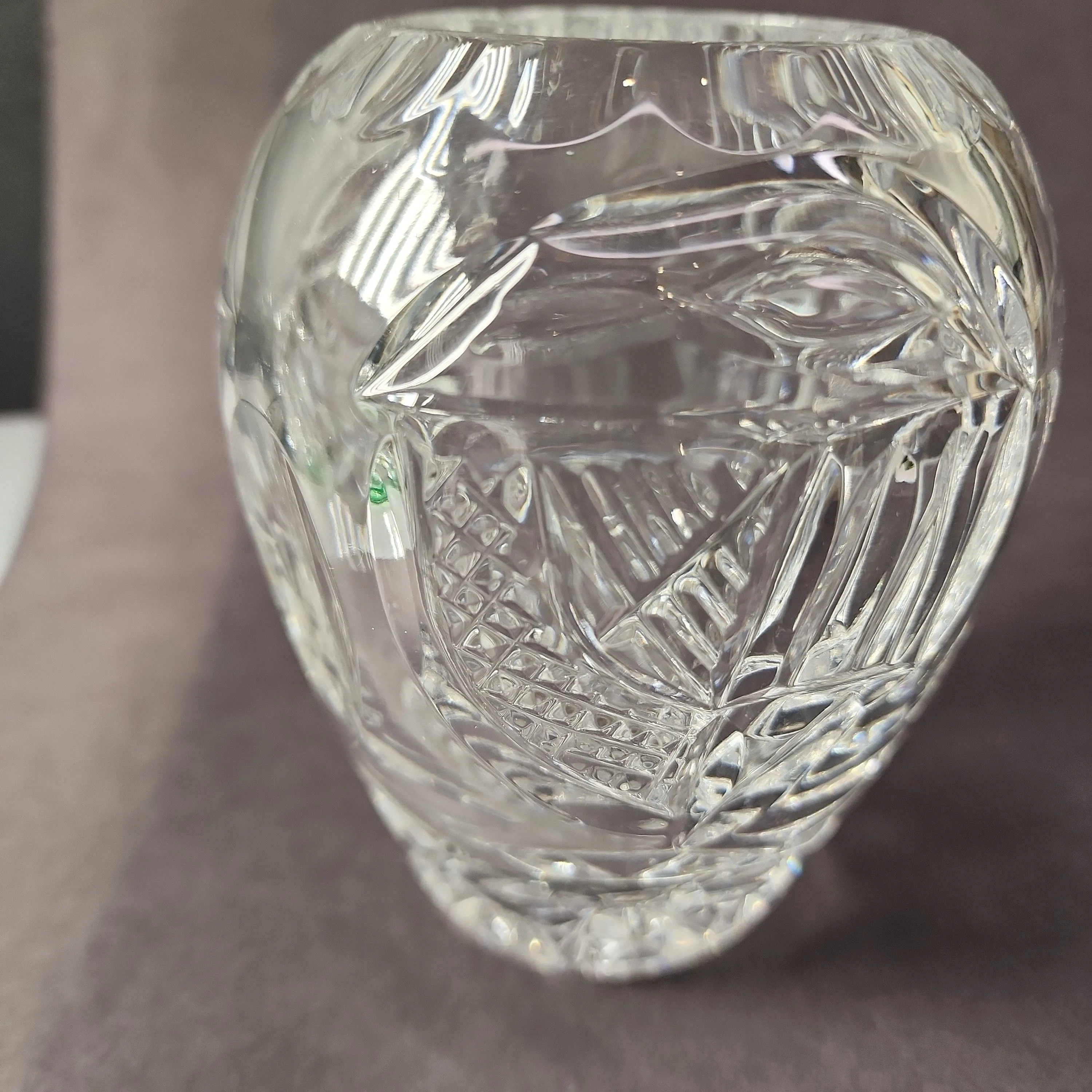 Product image for Hand cut crystal vase by Celtic Crysral Ireland