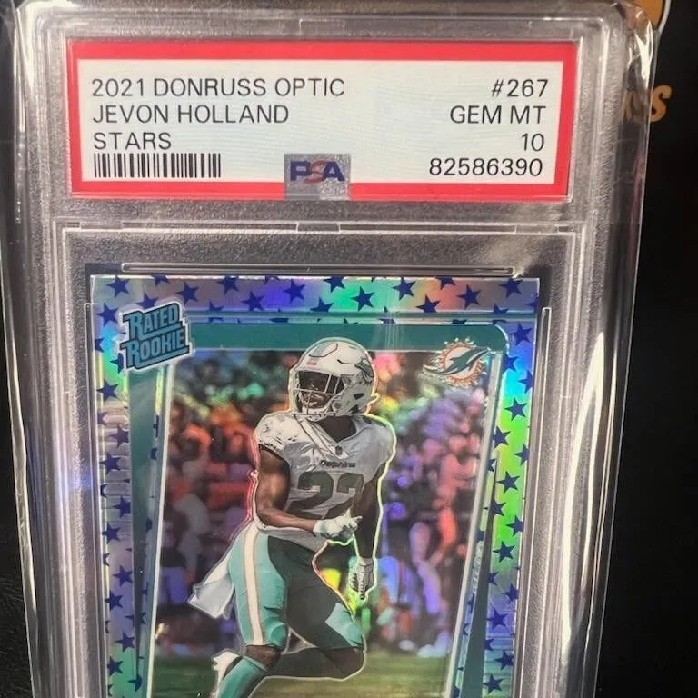 Product image for 2021 Panini Donruss Optic Jevon Holland 267 Stars PSA GEM MT 10
