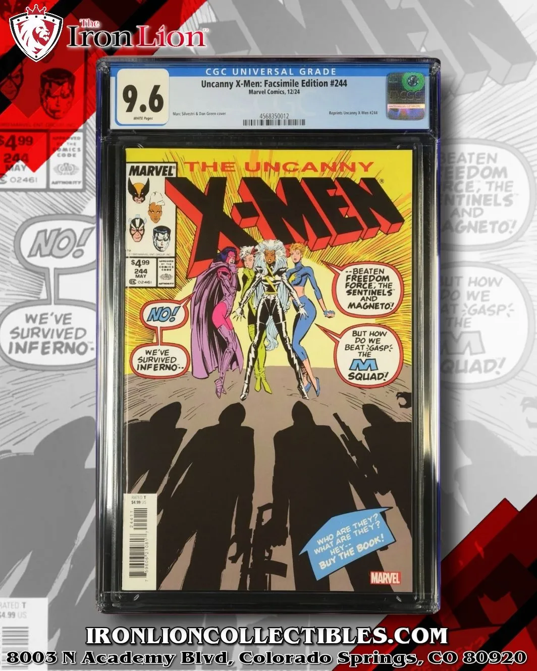Product image for Uncanny X-Men #244 (Facsimile)