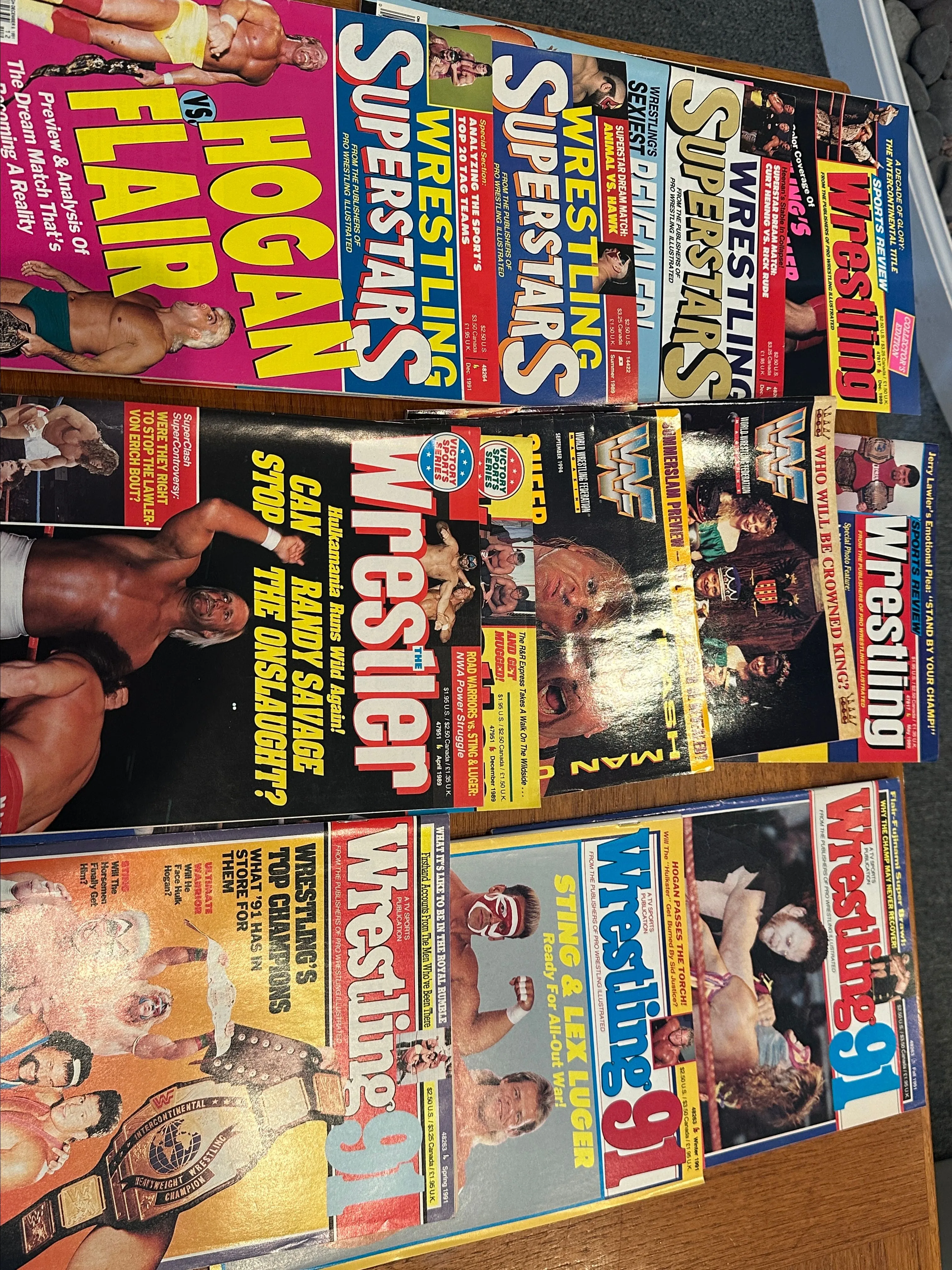 Product image for Wrestling Magazines Lot of (12)