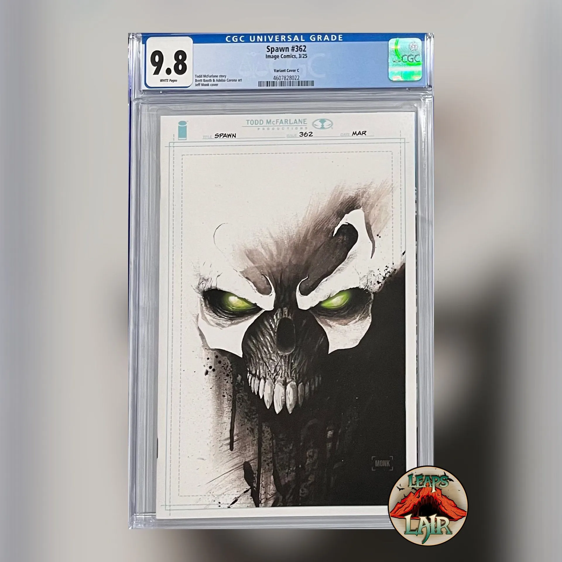 Product image for SPAWN #362 MONK VARIANT CGC 9.8