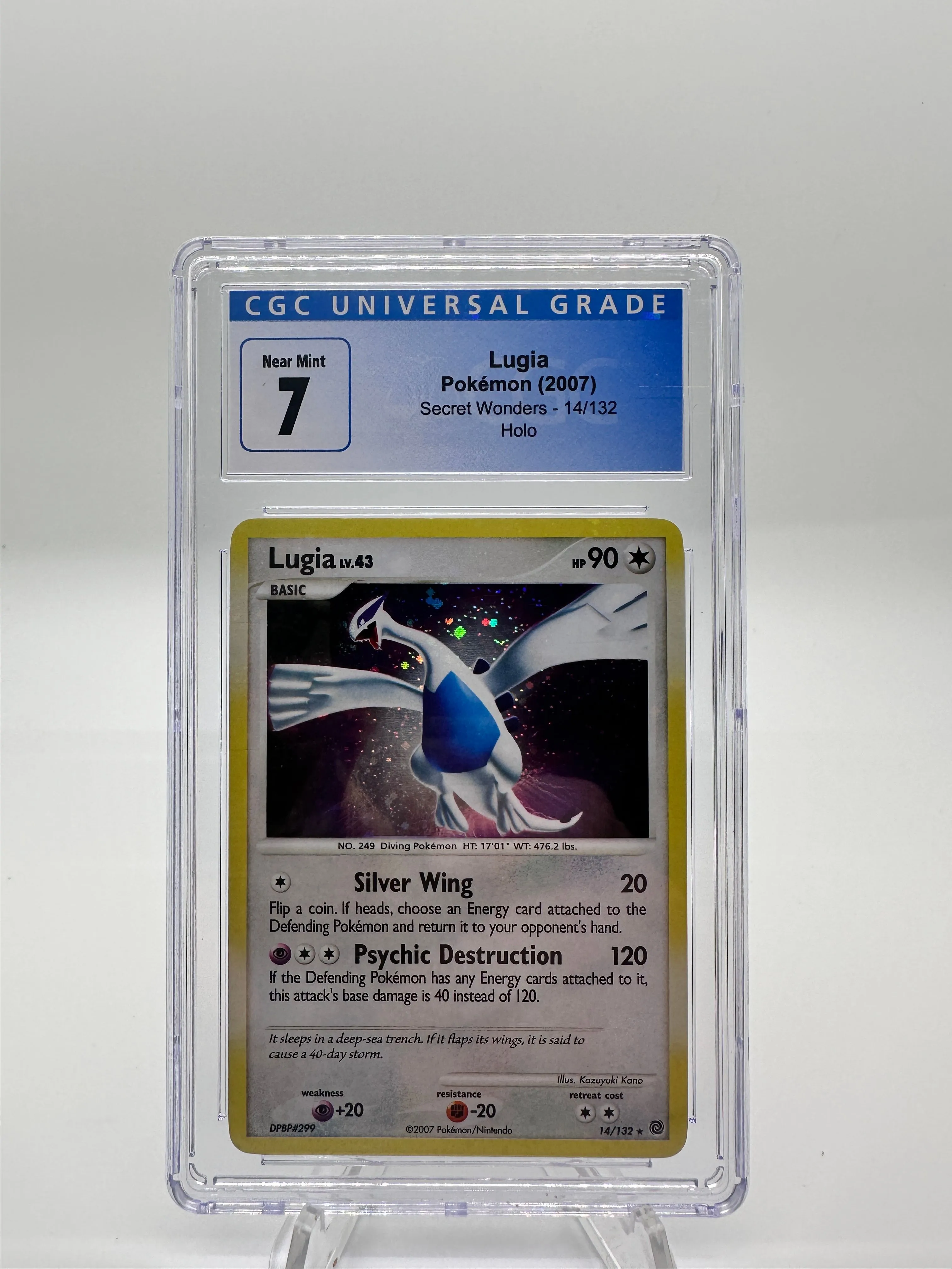 Product image for Lugia Secret Wonders Holo CGC 7