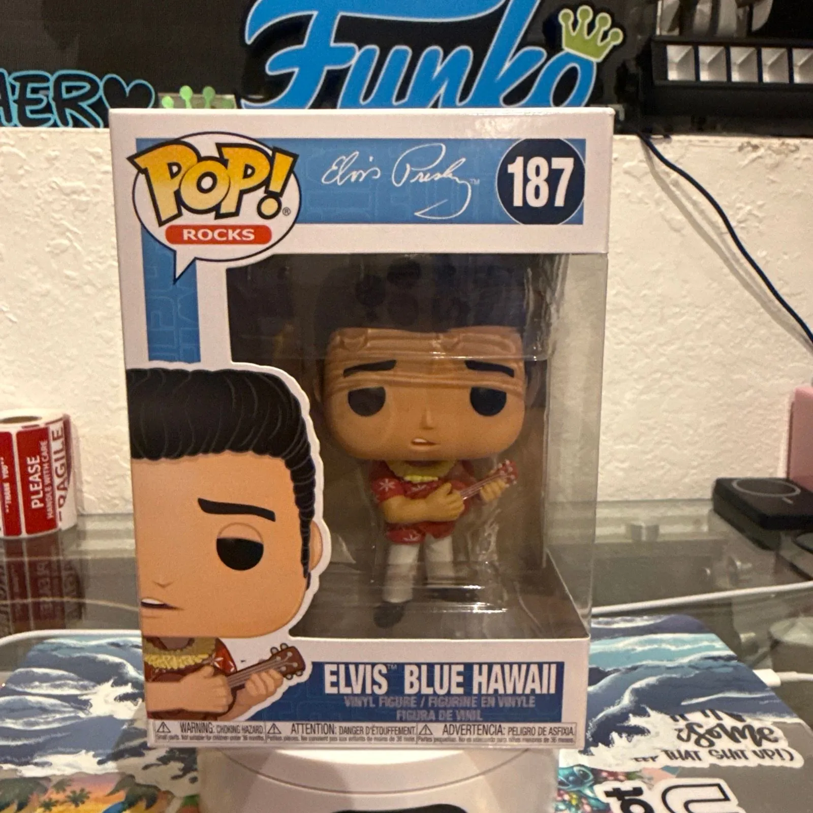 Product image for Elvis Presley Blue Hawaii Funko Pop Vinyl Figure #187