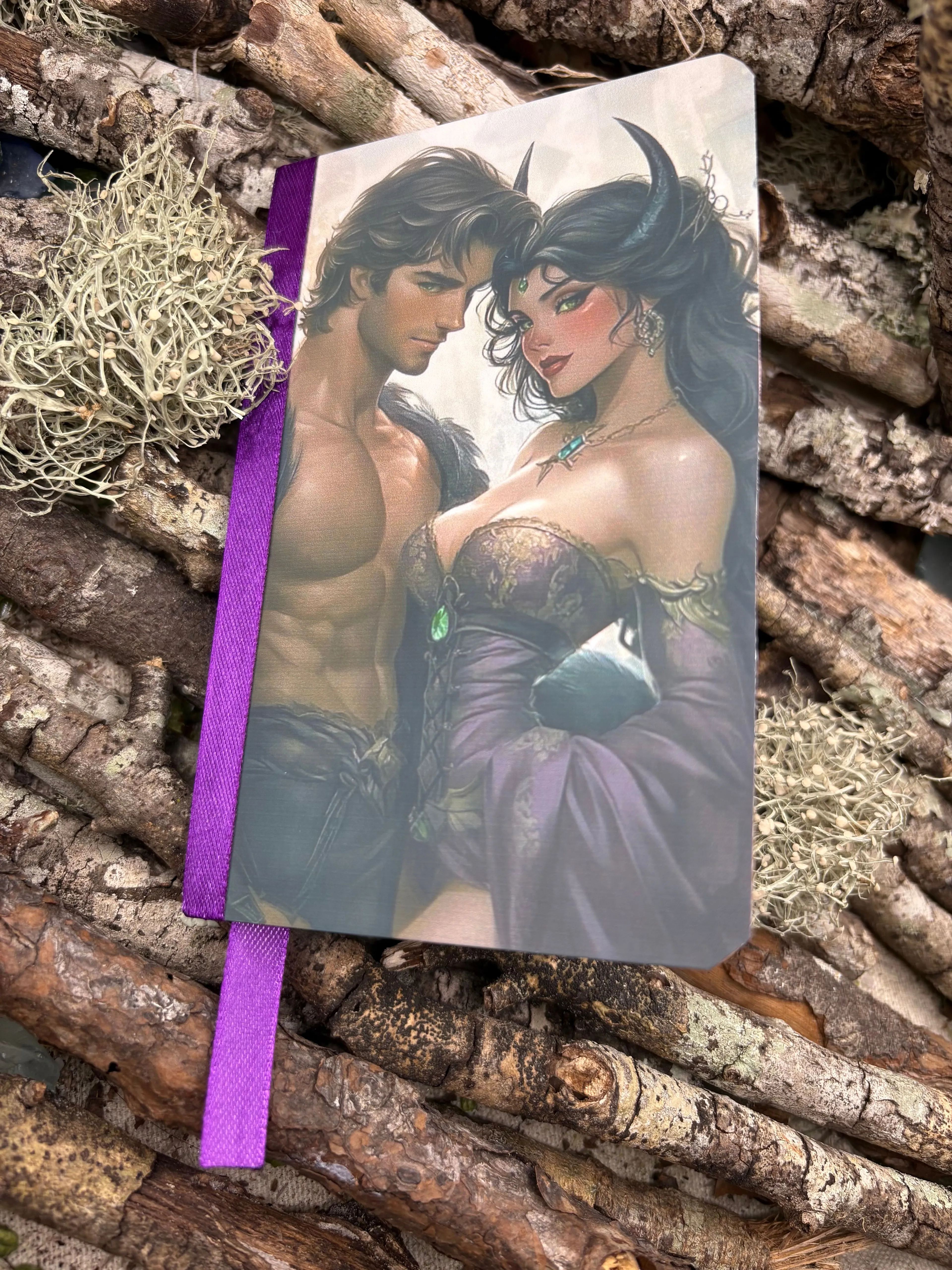 Product image for 5.5 X 3.5 64 PAGES LINED journal with satin ribbon bookmark