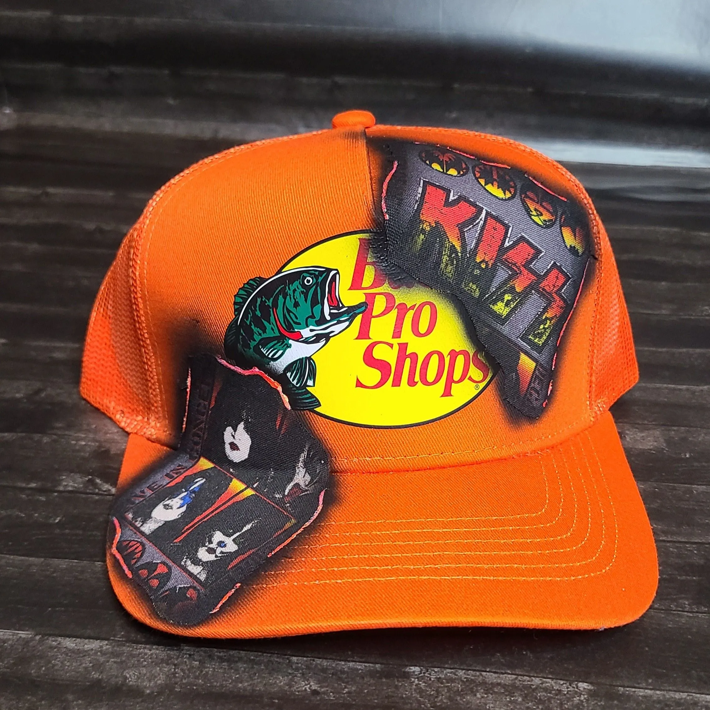 Product image for Orange x Kiss Custom Hat [Retail $45]