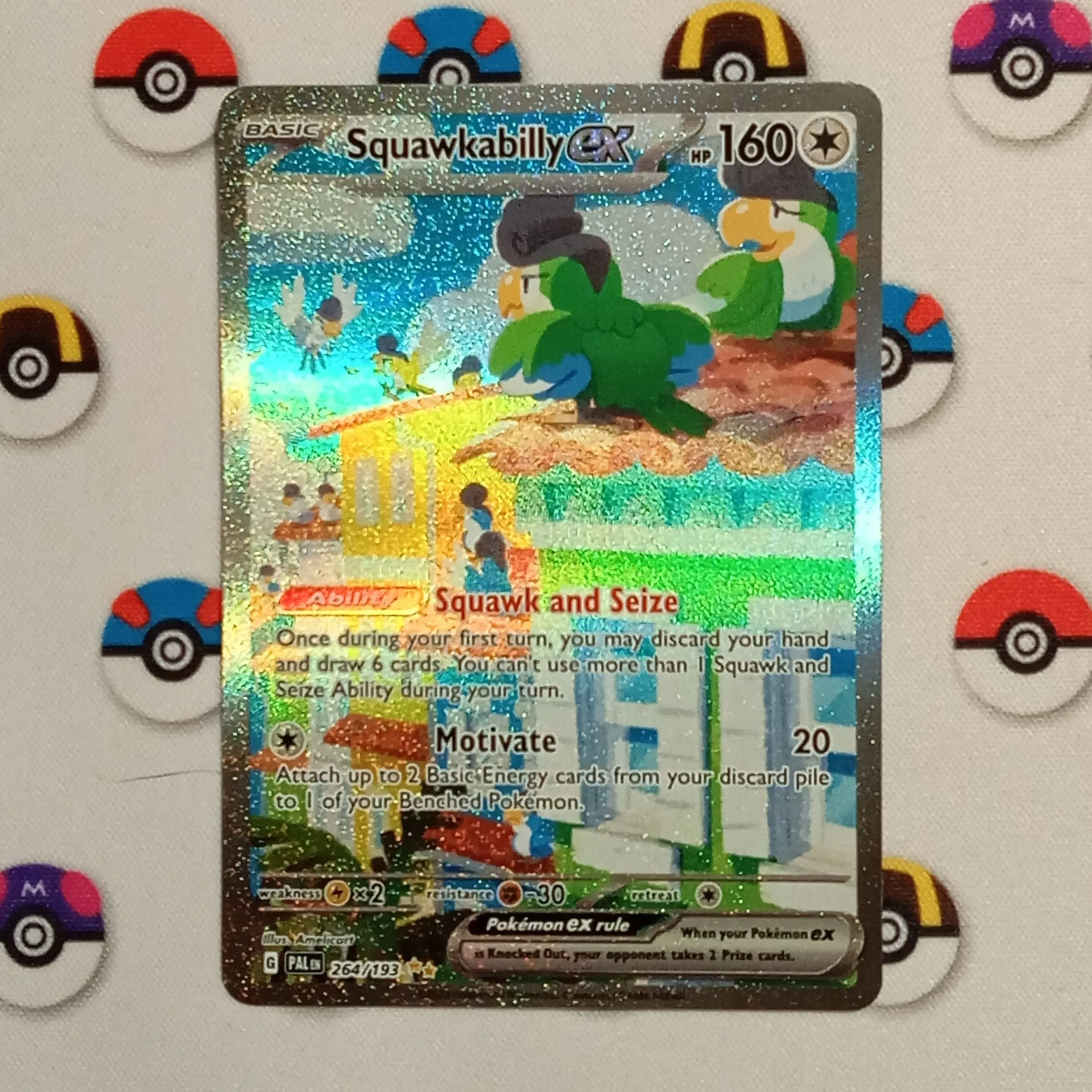 Pokmon TCG Squawkabilly ex Paldea Evolved 264/193 Special Illustration  Rare  Whatnot: Shop, Sell, Connect