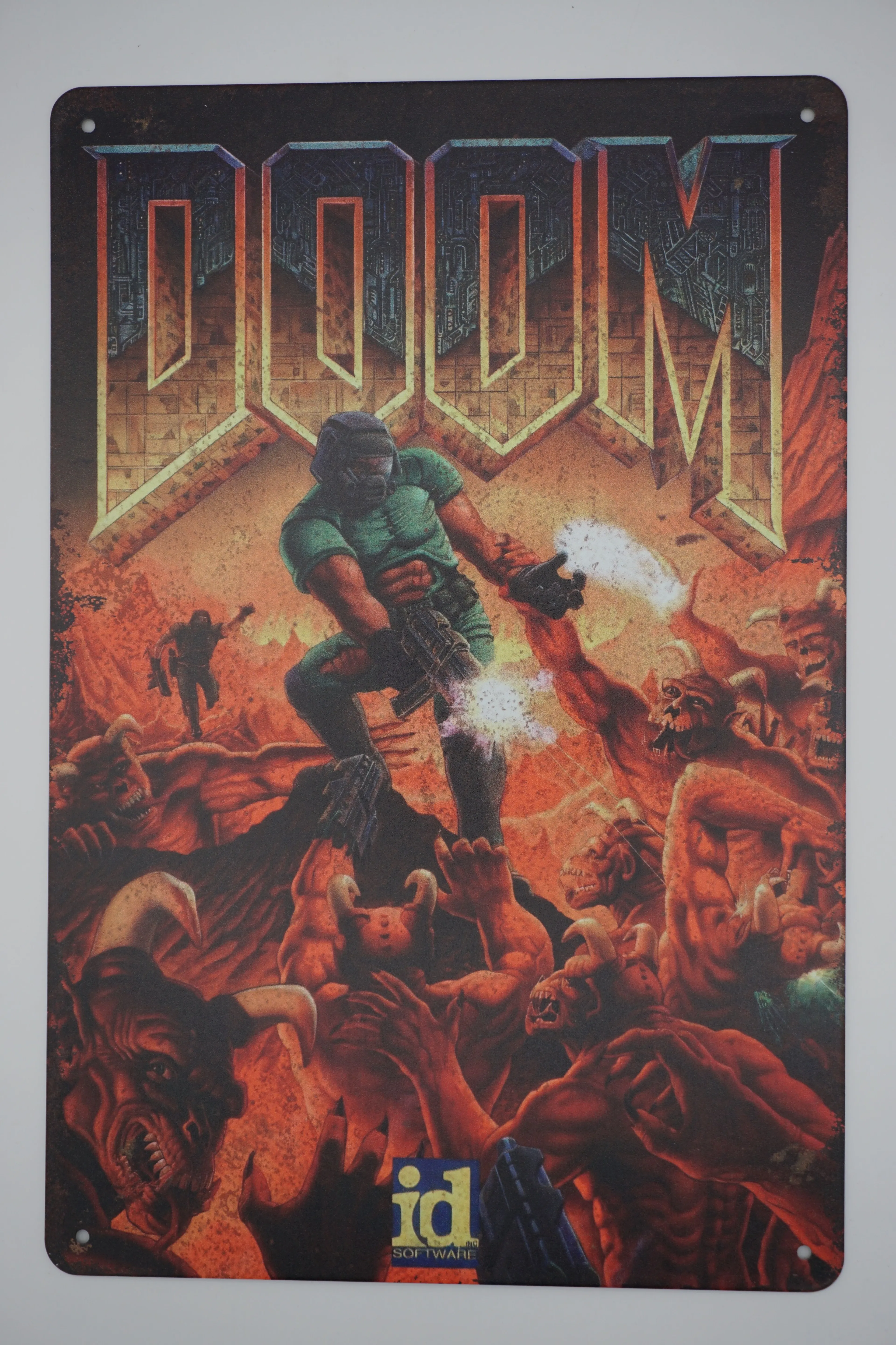 Product image for Doom - Metal Sign