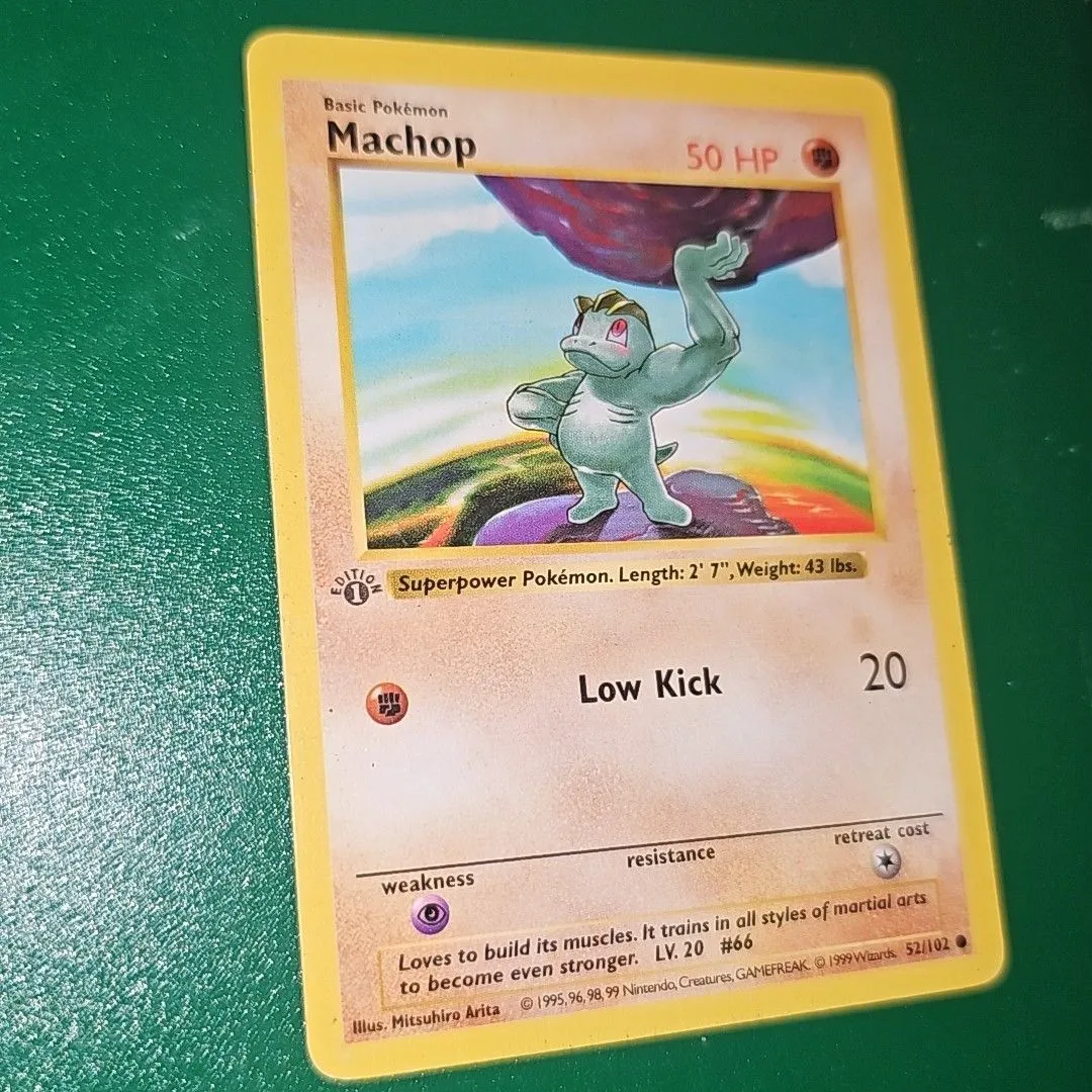 Product image for machop 1st edition shadowless 