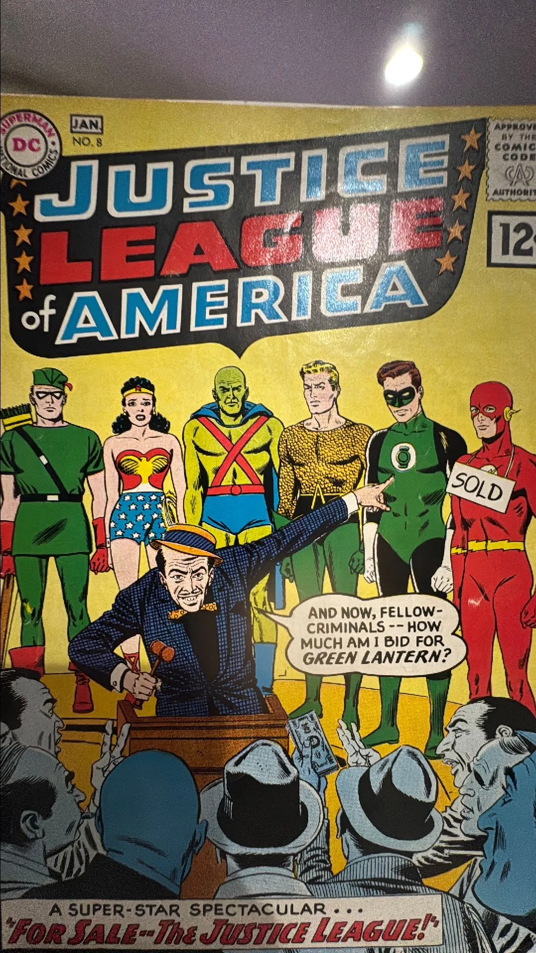 Product image for Justice League of America #8 1961 KEY 6.0