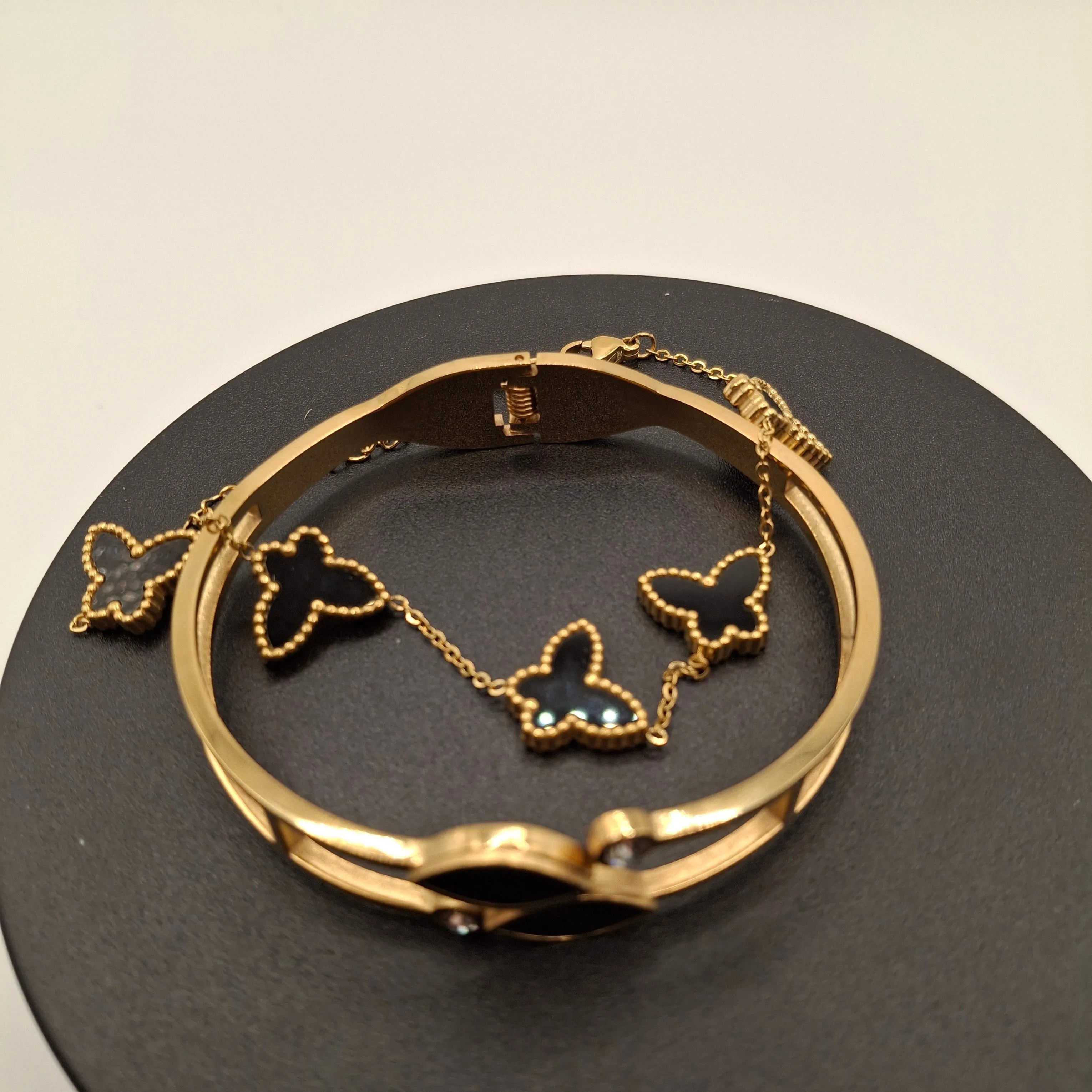 Product image for Gold & Black Bracelets