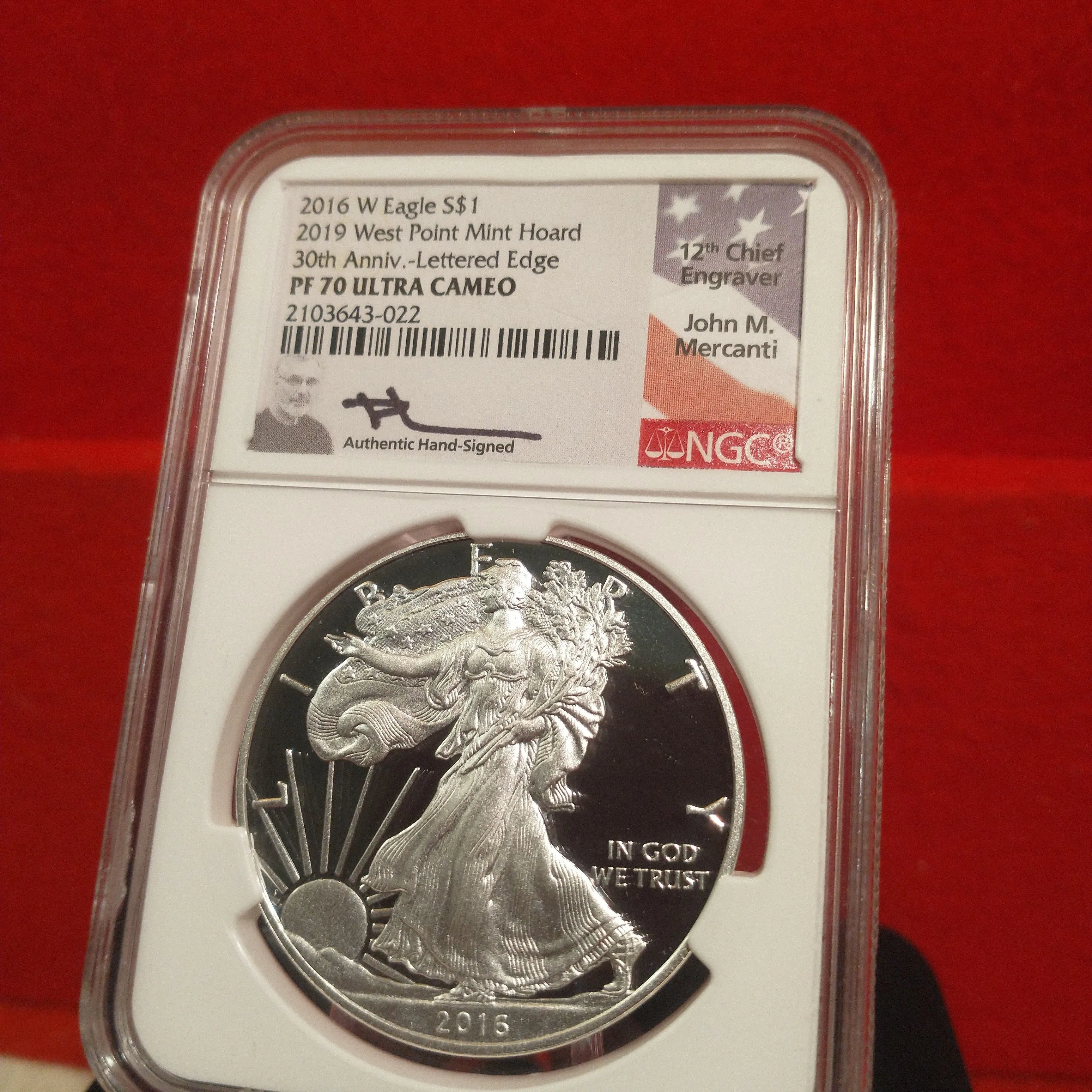 Product image for 2016 W Proof from the 2019 West Point mint Hoard