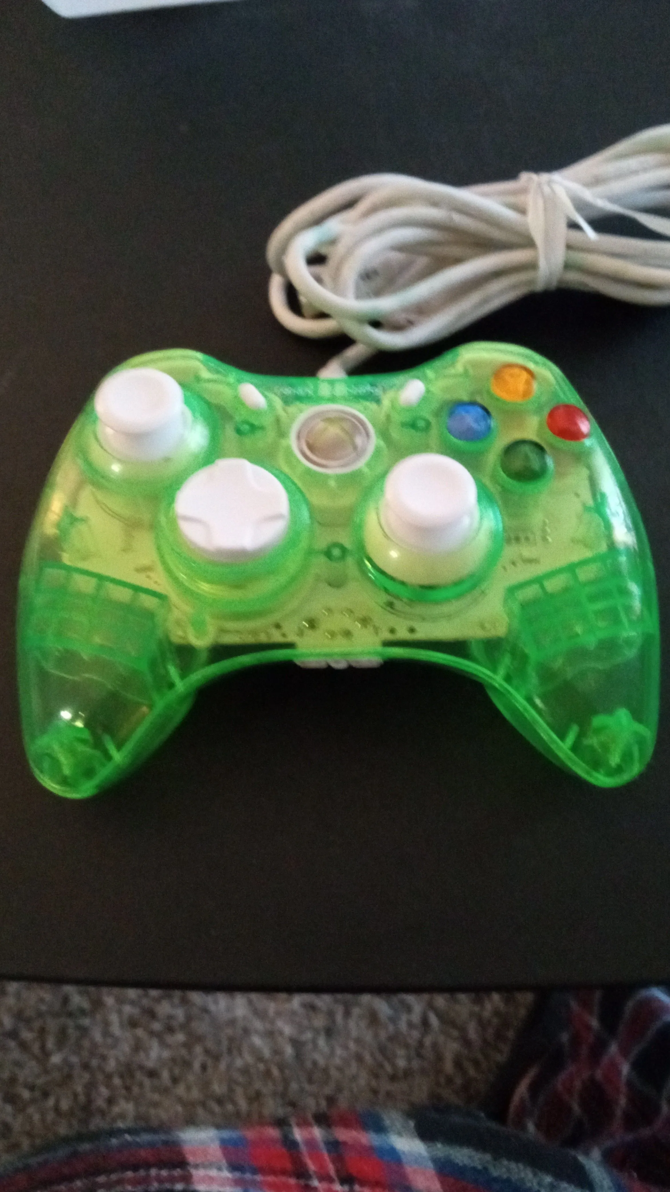 Product image for Green Rock Candy wired controller Xbox 360