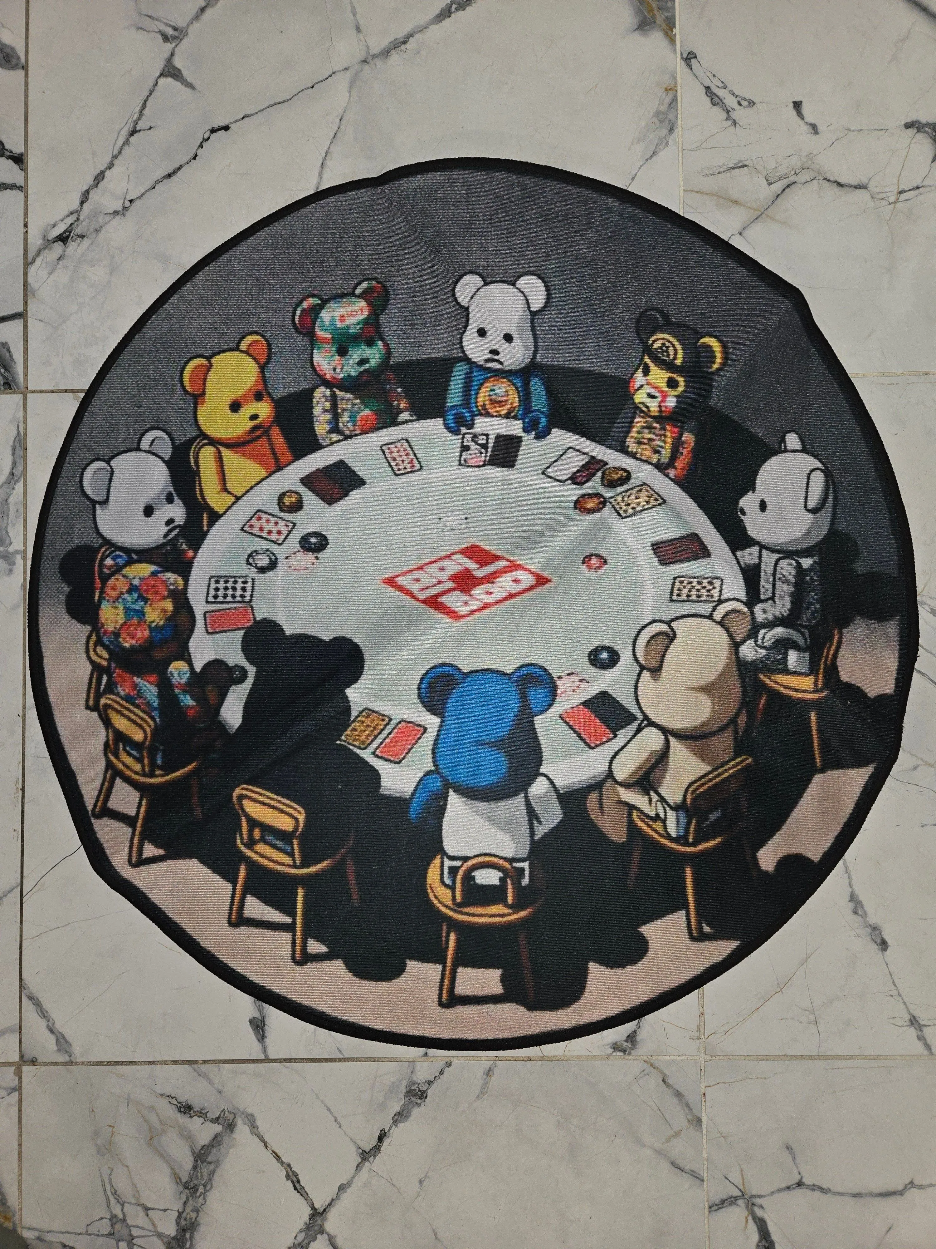 Product image for Bear Poker Rug