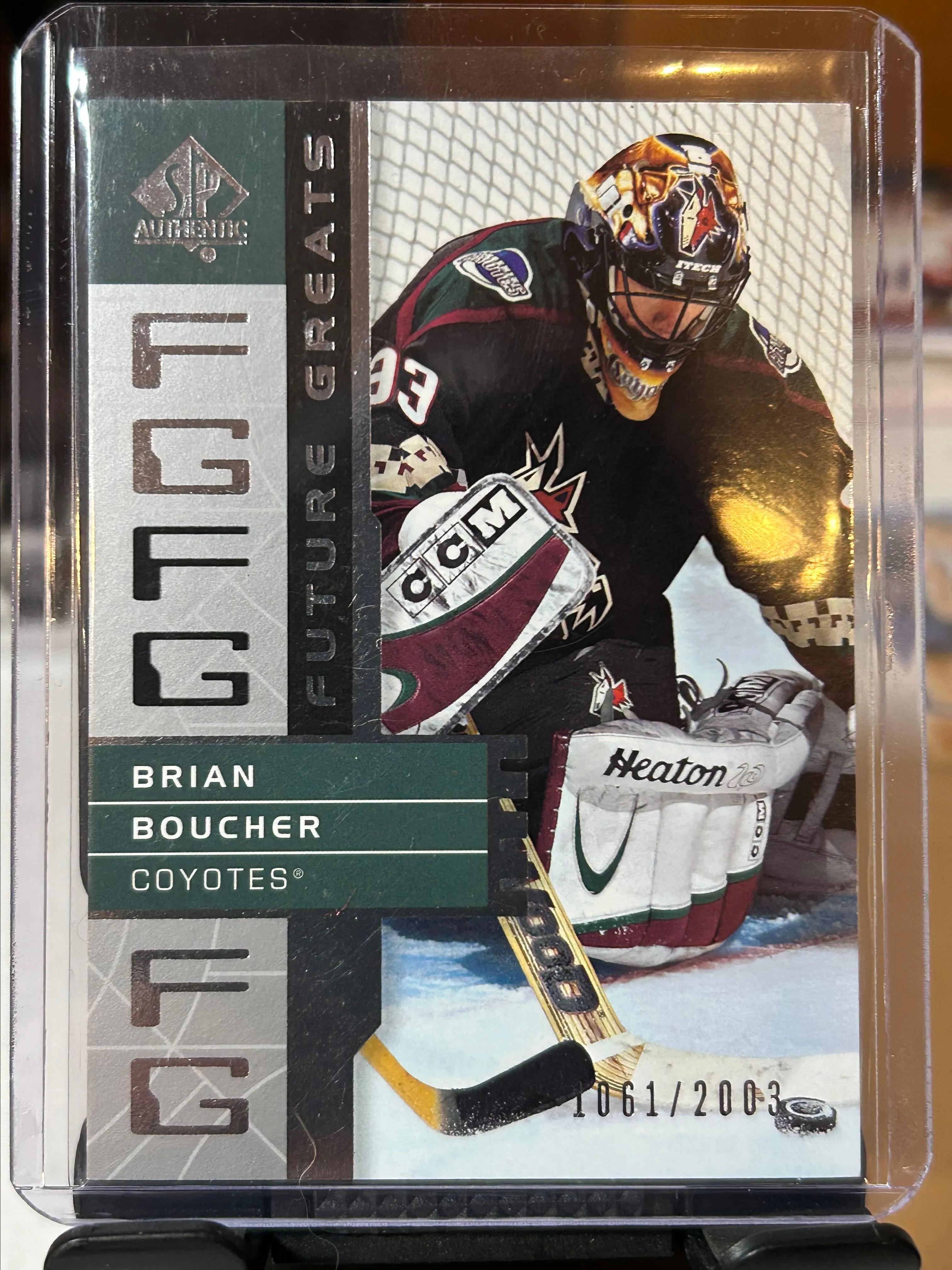 Product image for Brian Boucher 2002-03 SP Authentic #128 Future Greats /2003