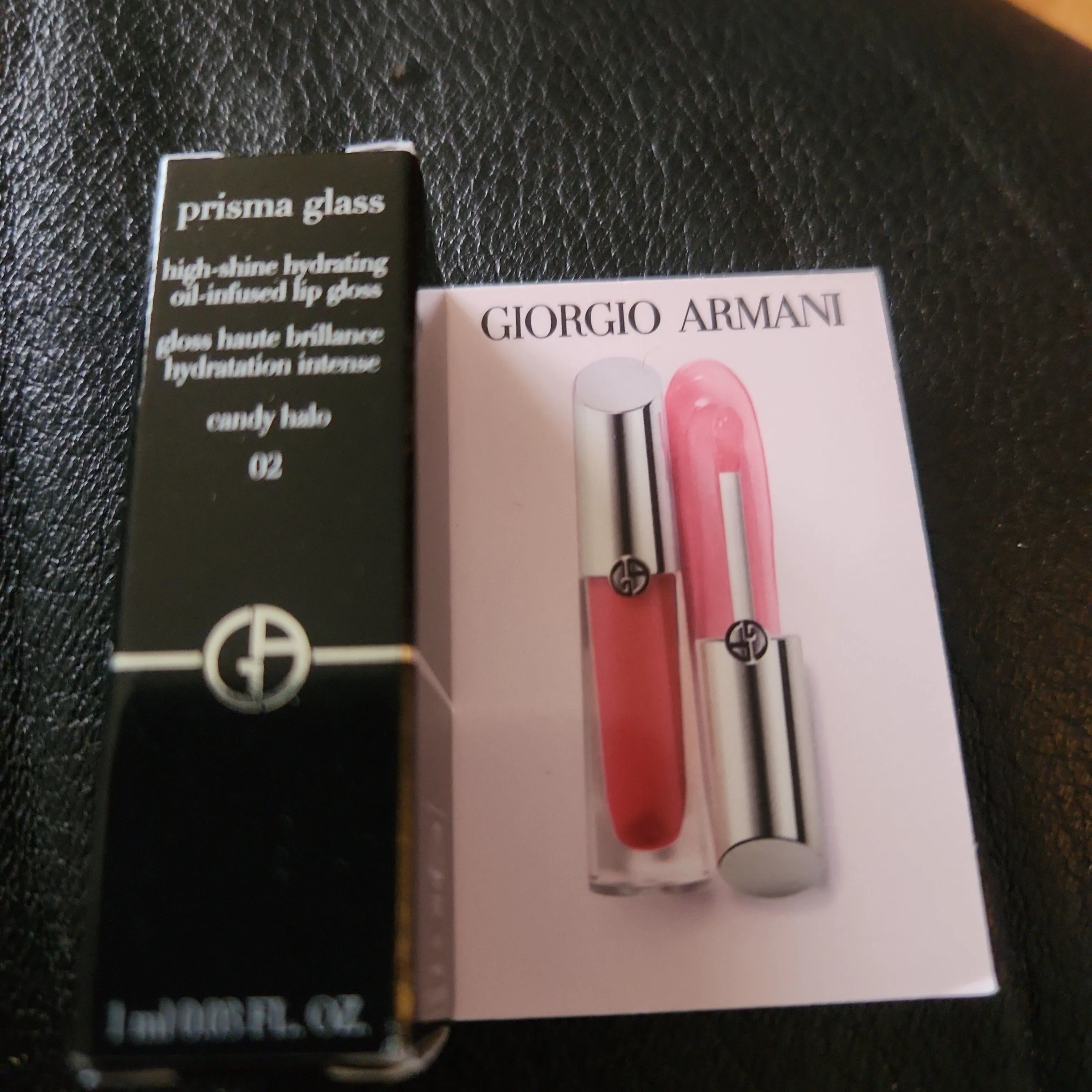 Product image for Giorgio Armani Prisma Glass Lip Gloss Candy Halo 02 1 ml .003 fl oz