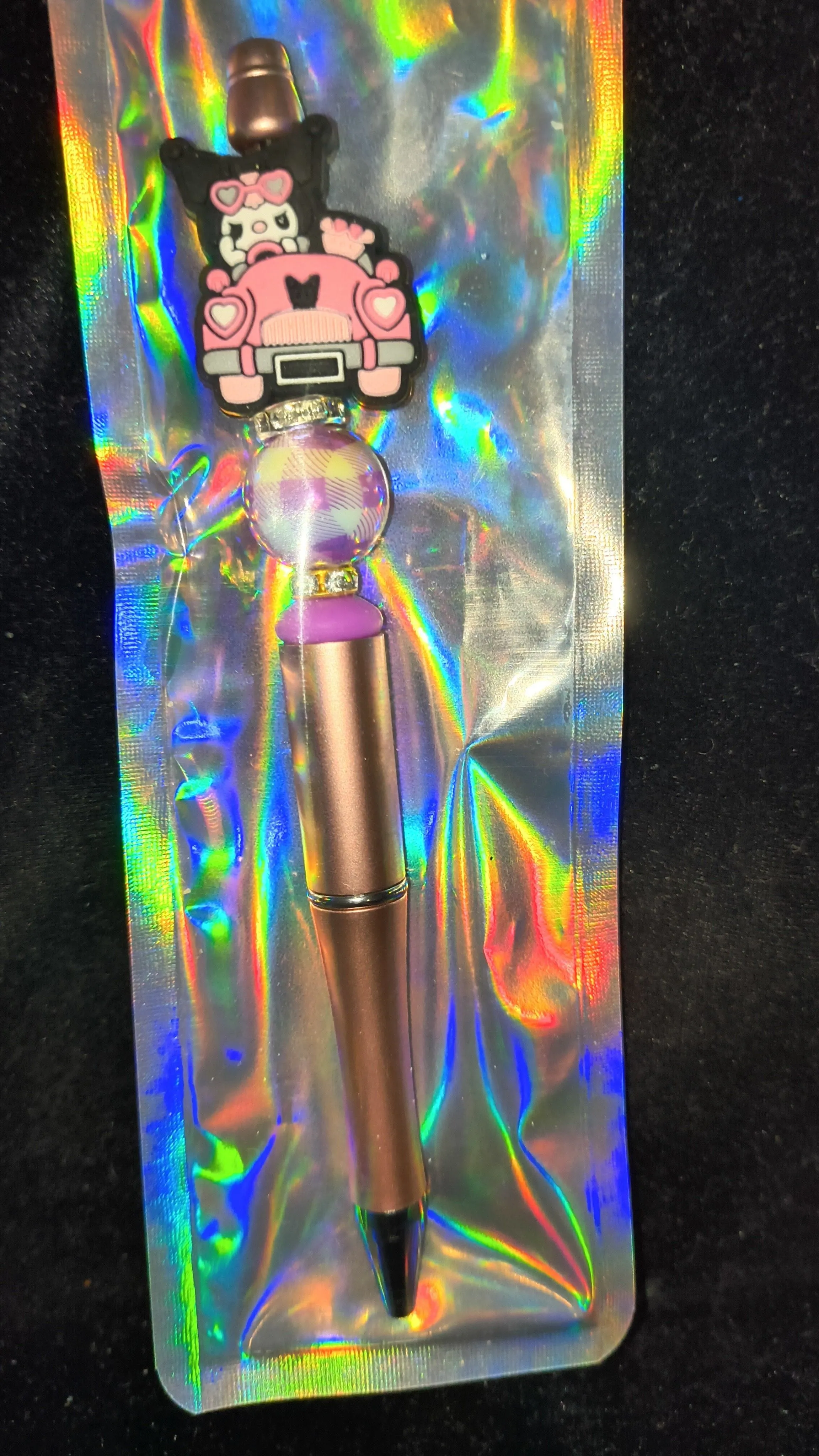 Product image for Beadable Pens - Rose Gold Hello Kitty Bling #73