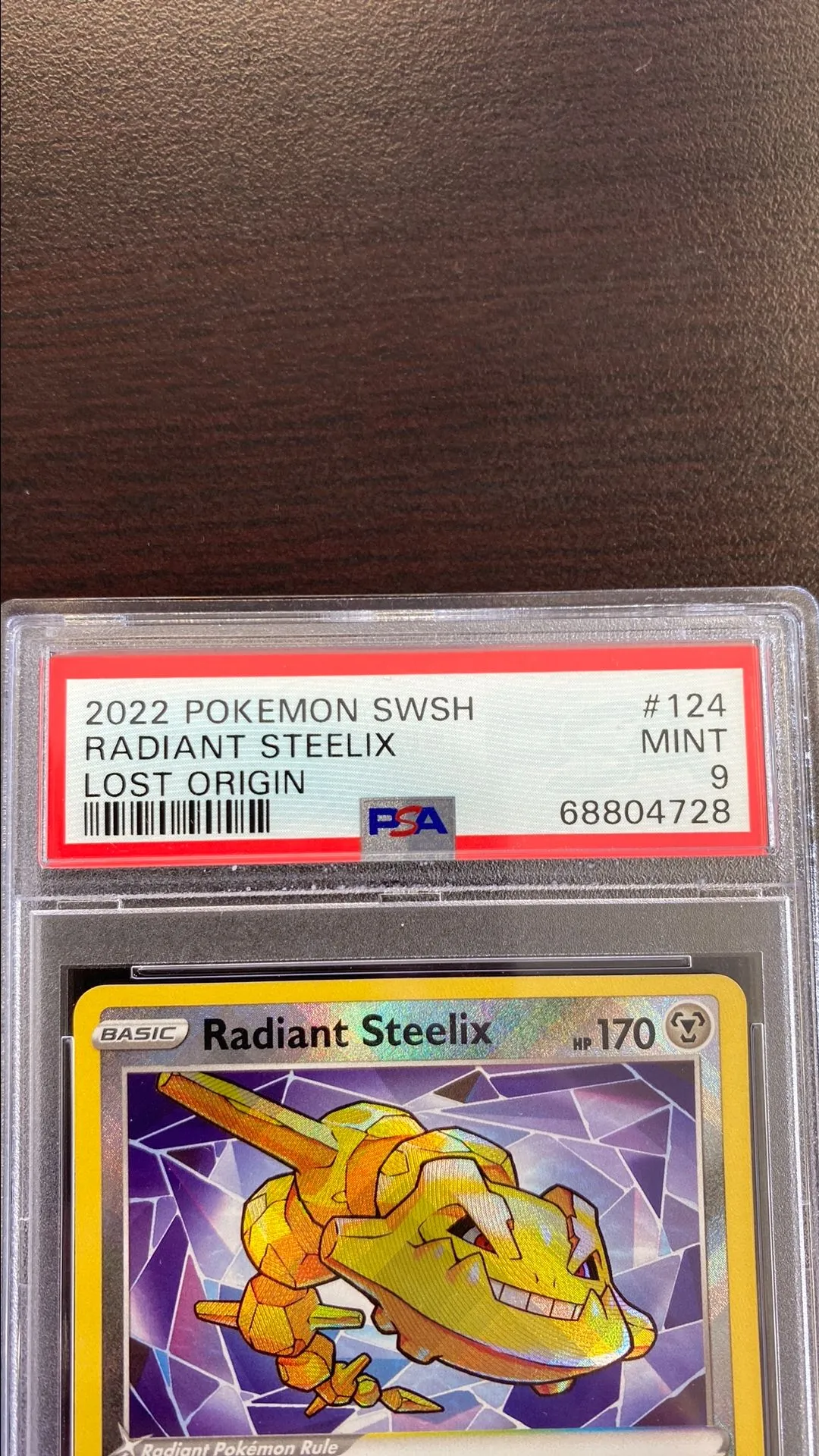 2022 Radiant Steelix Pokmon Card #124 Lost Origin - PSA 9  Whatnot: Shop,  Sell, Connect
