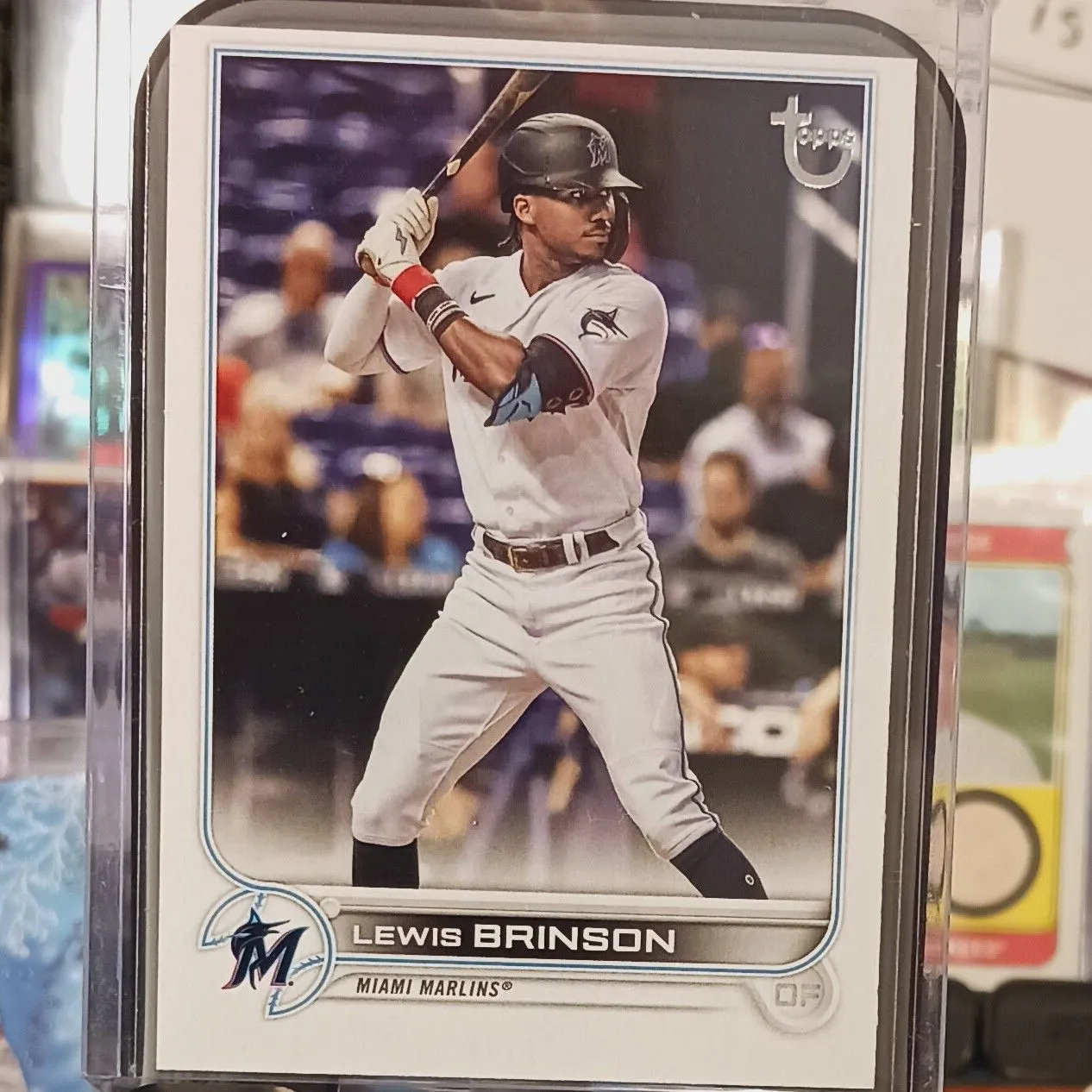 Product image for Lewis Brinson 2022 Topps Series 2 Vintage Stock / 99