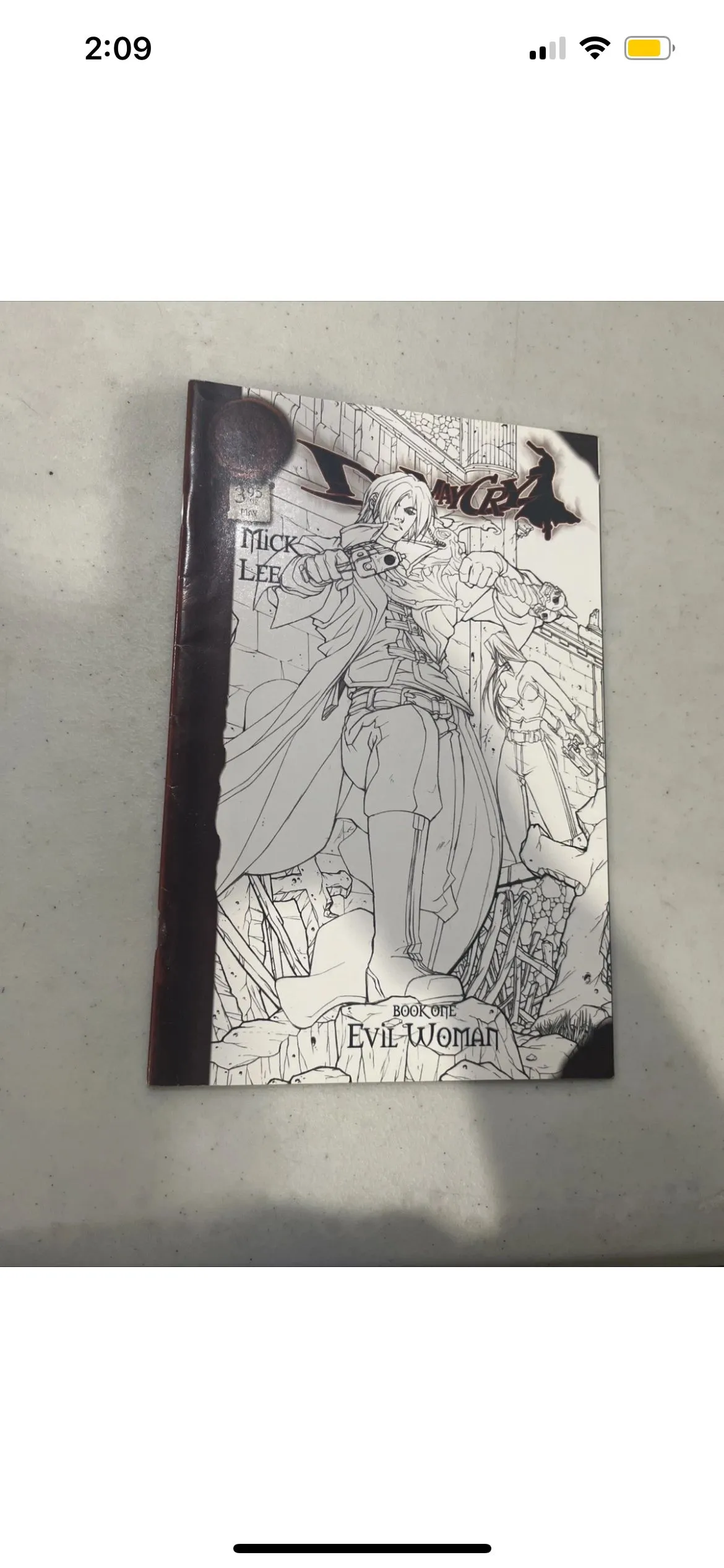 Product image for Devil May Cry #1 • Evil Woman • 2nd Print B&W Variant • 2004 Dreamwave Comics B