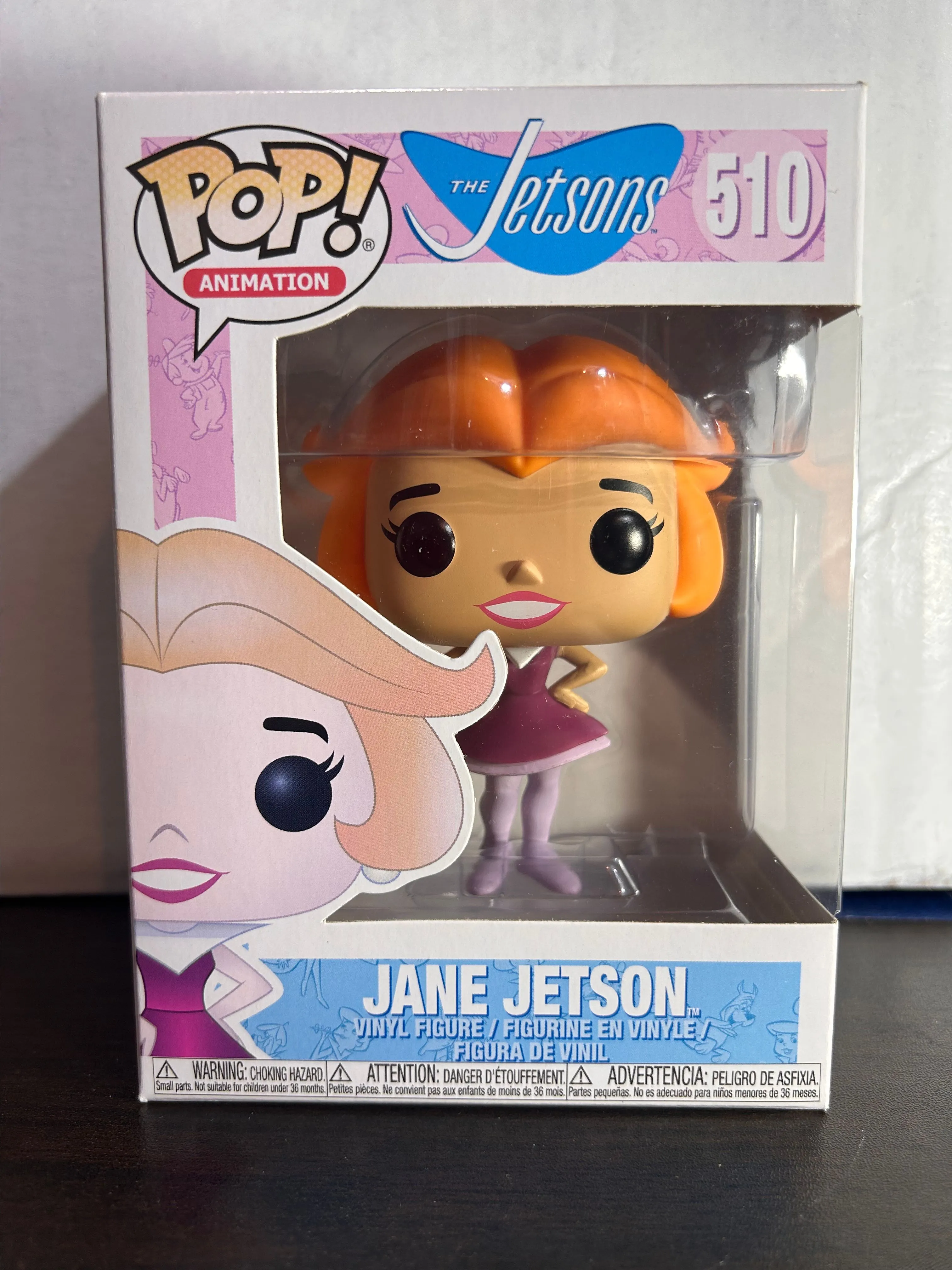 Product image for Jane Jetson The Jetsons Animation Vaulted Funko Pop 510 With Protector