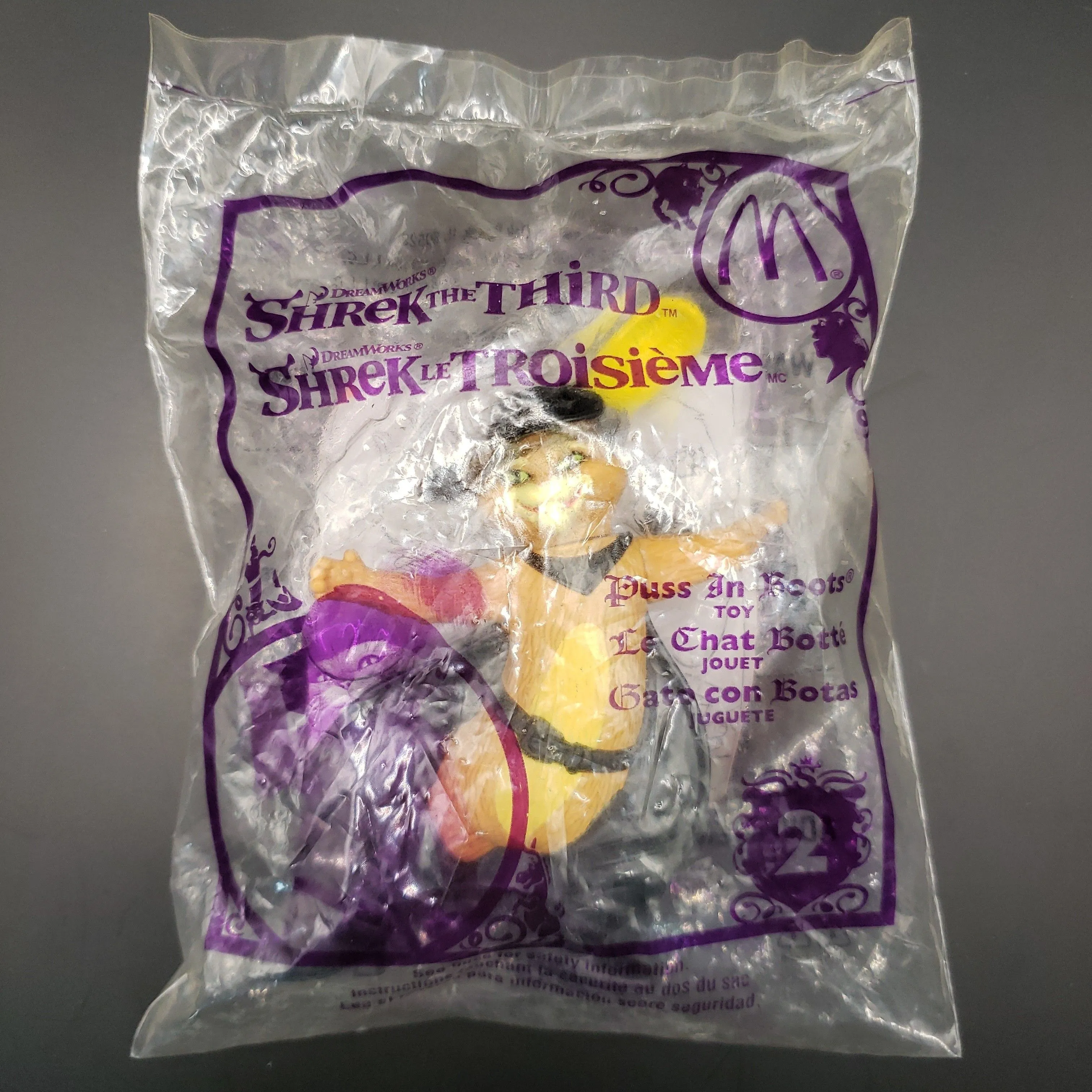Product image for Shrek The Third McDonalds Sealed Toy "Puss In Boots" 2007(Miscellaneous)
